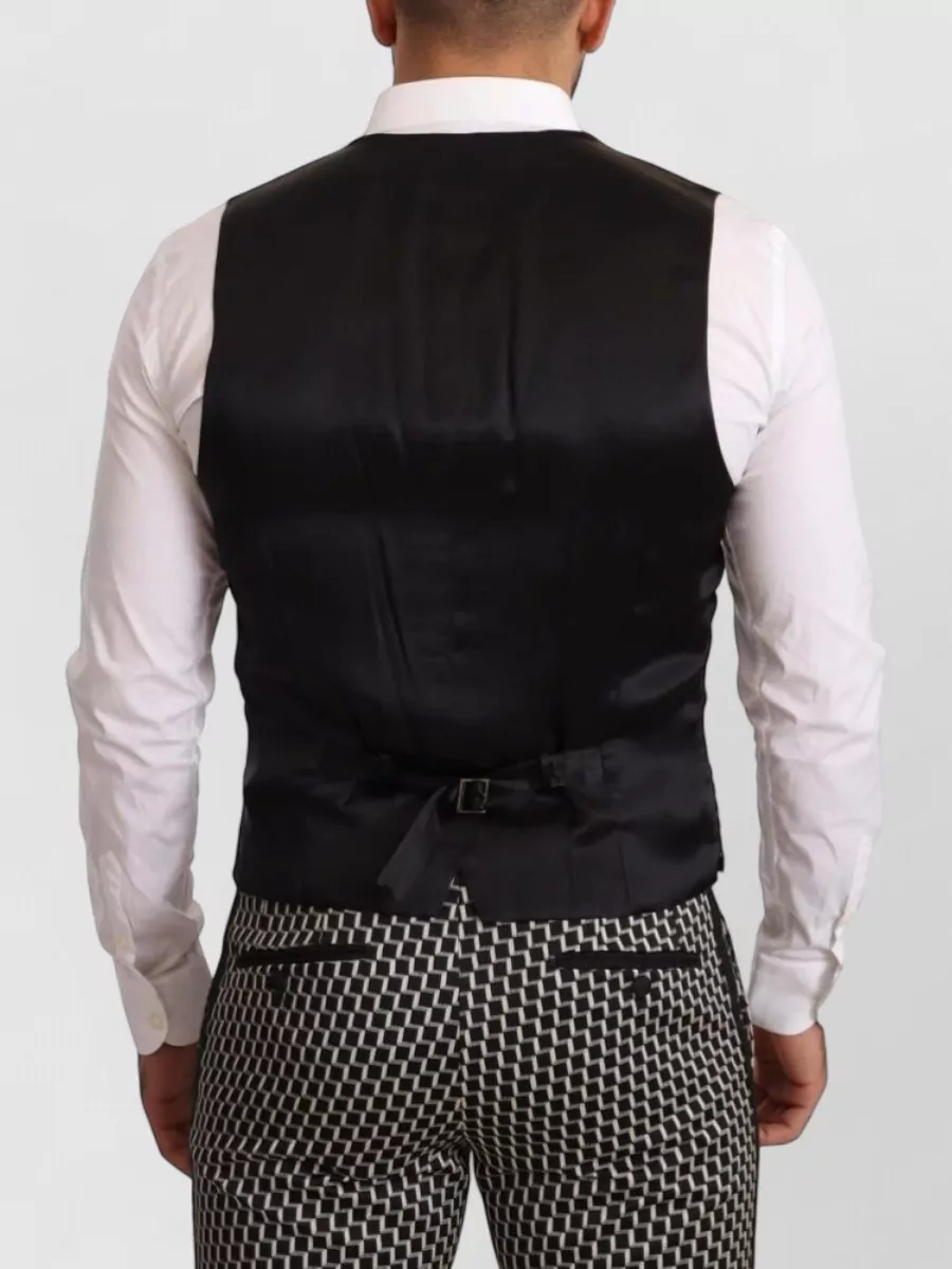 Dolce&Gabbana Checked Three Piece Tuxedo Suit
