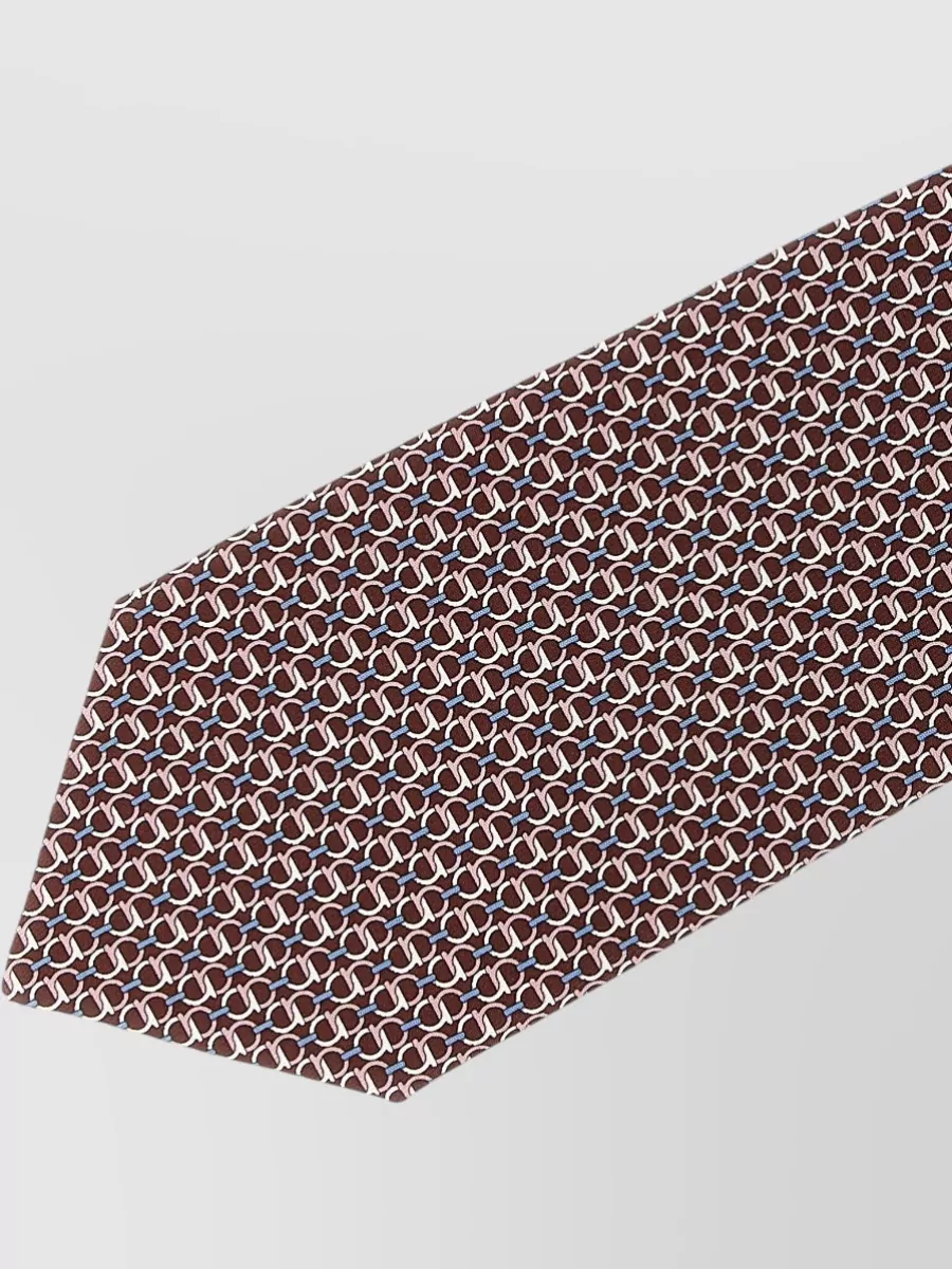 Ferragamo Silk Chapeau Tie