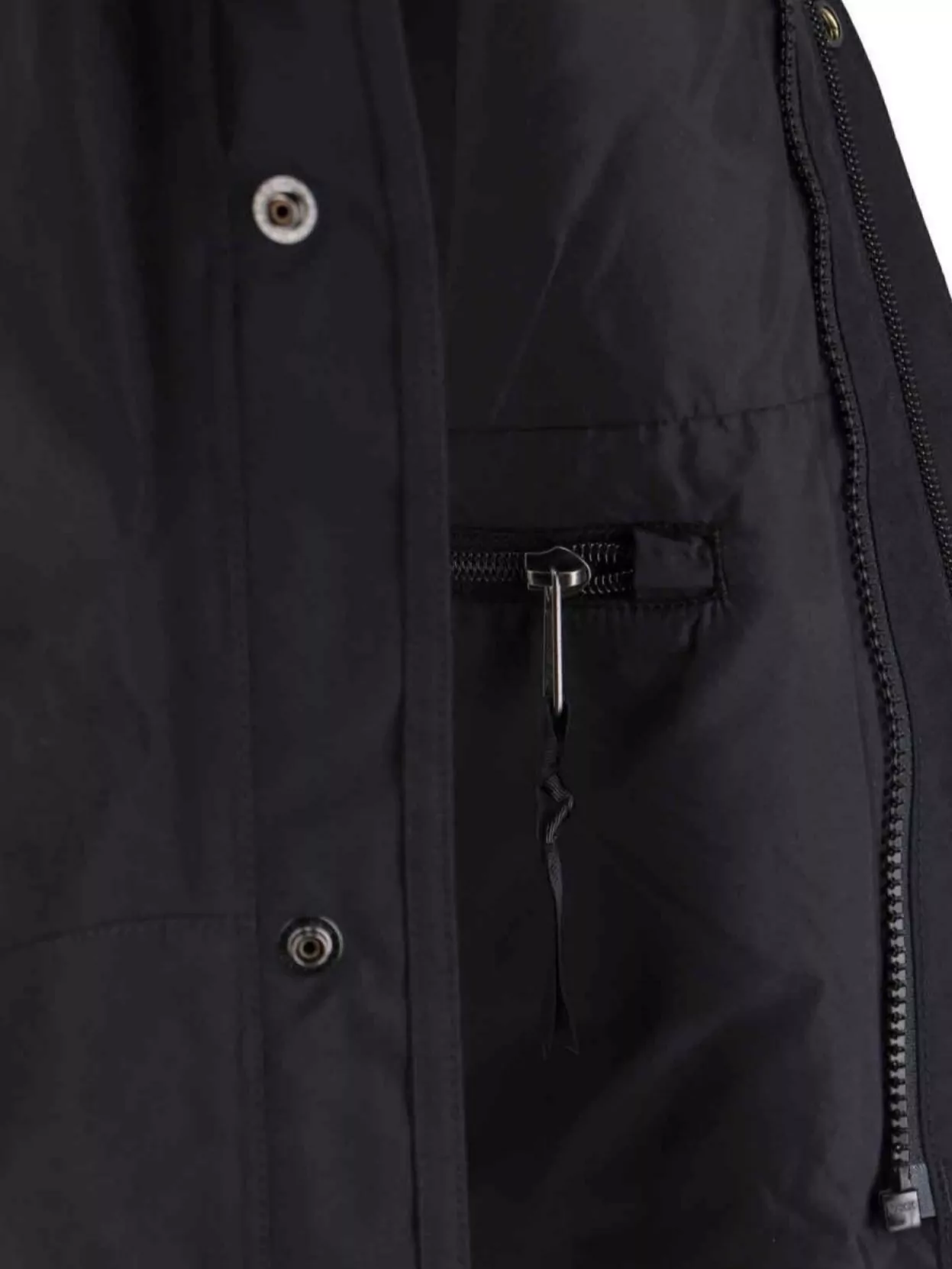 Shop The North Face Casual Style Drawstring Hooded Jacket In Black