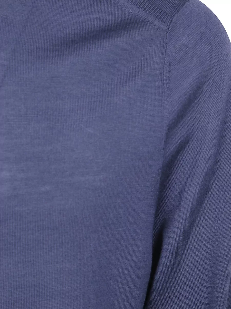 Paul Smith Merino Wool Zip Neck Sweater