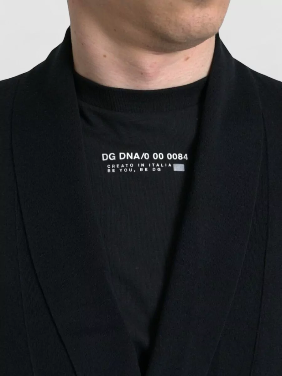 Dolce&Gabbana Cashmere Belted Wrap Robe