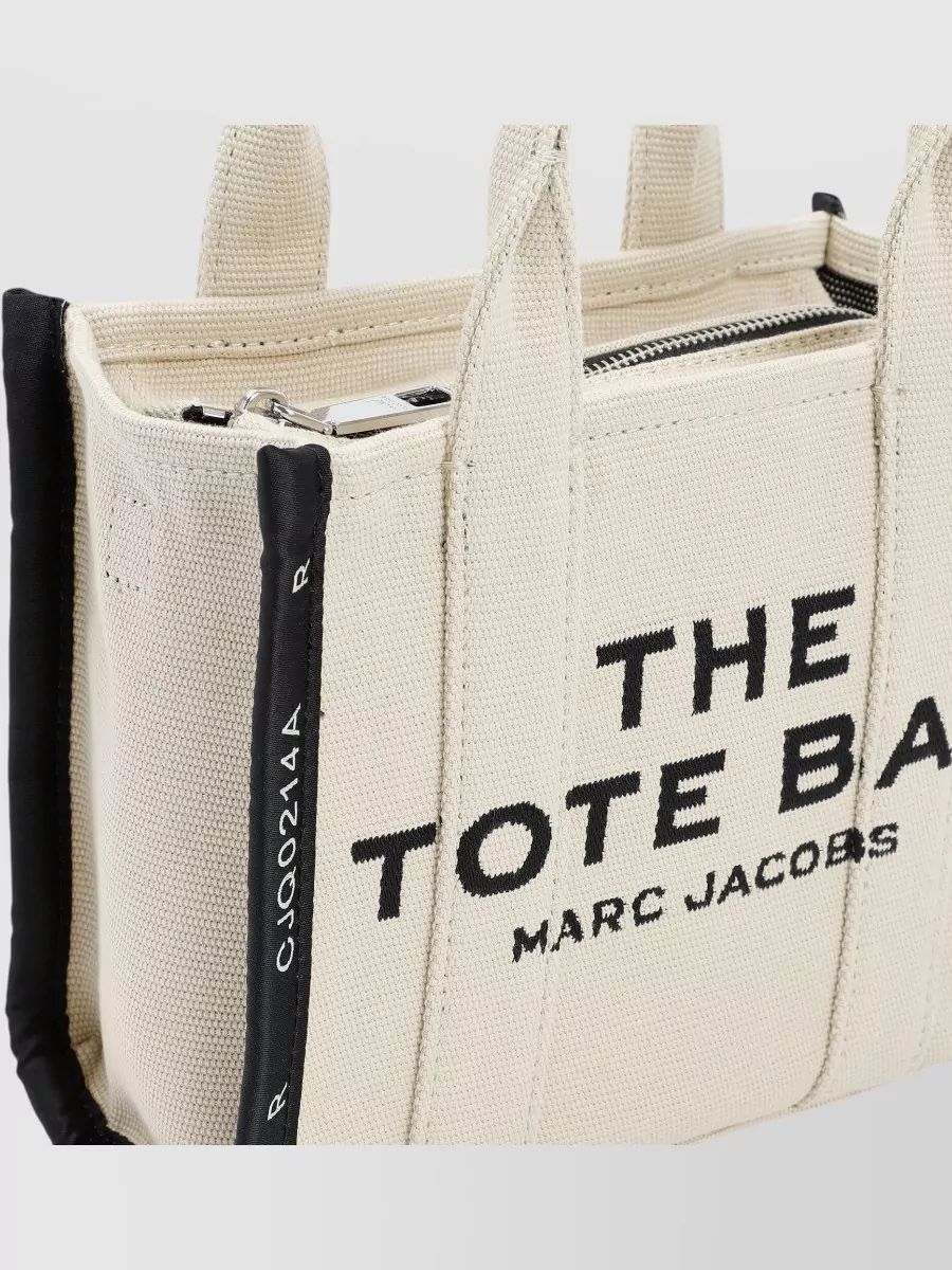 Marc Jacobs Small Cotton Tote Bag Top Handle Strap