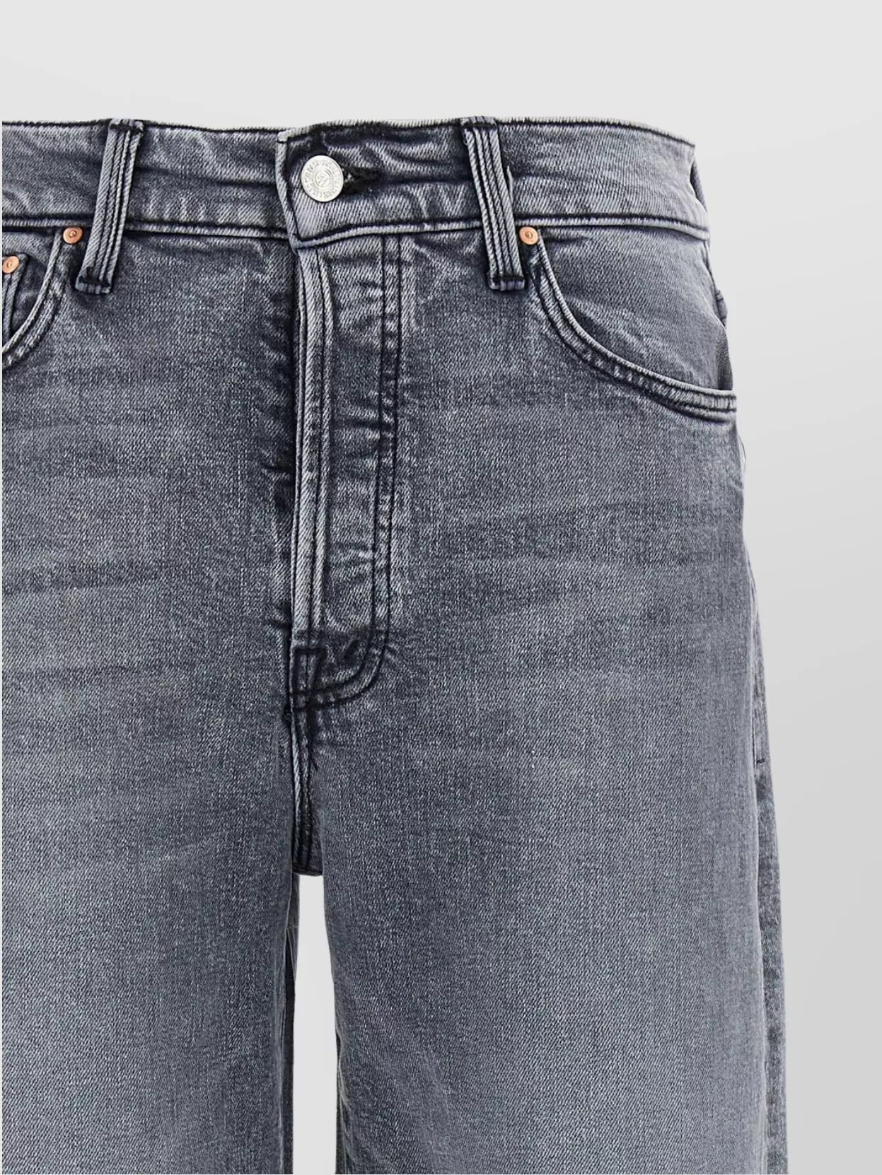 Mother The Wide Leg Denim Trousers