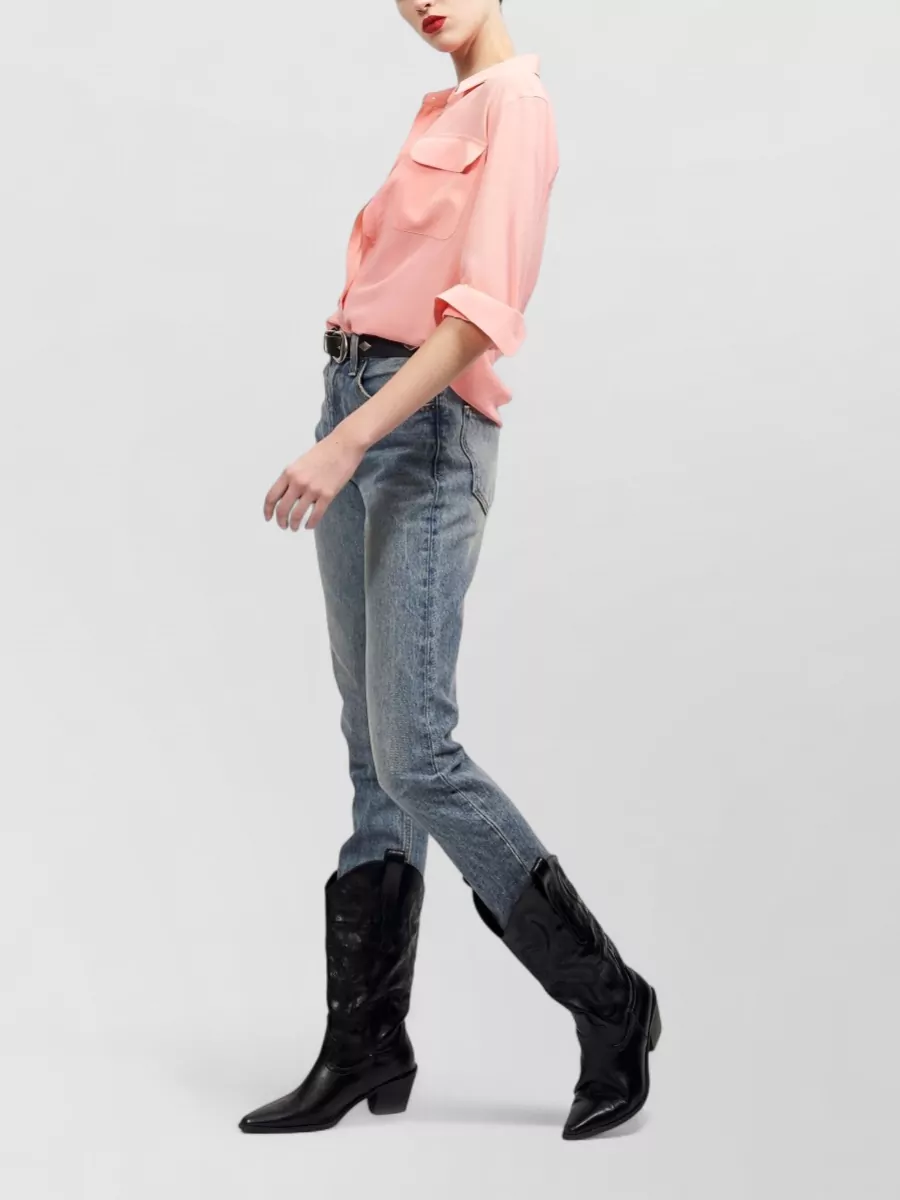 Equipment Silk Long-Sleeve Shirt