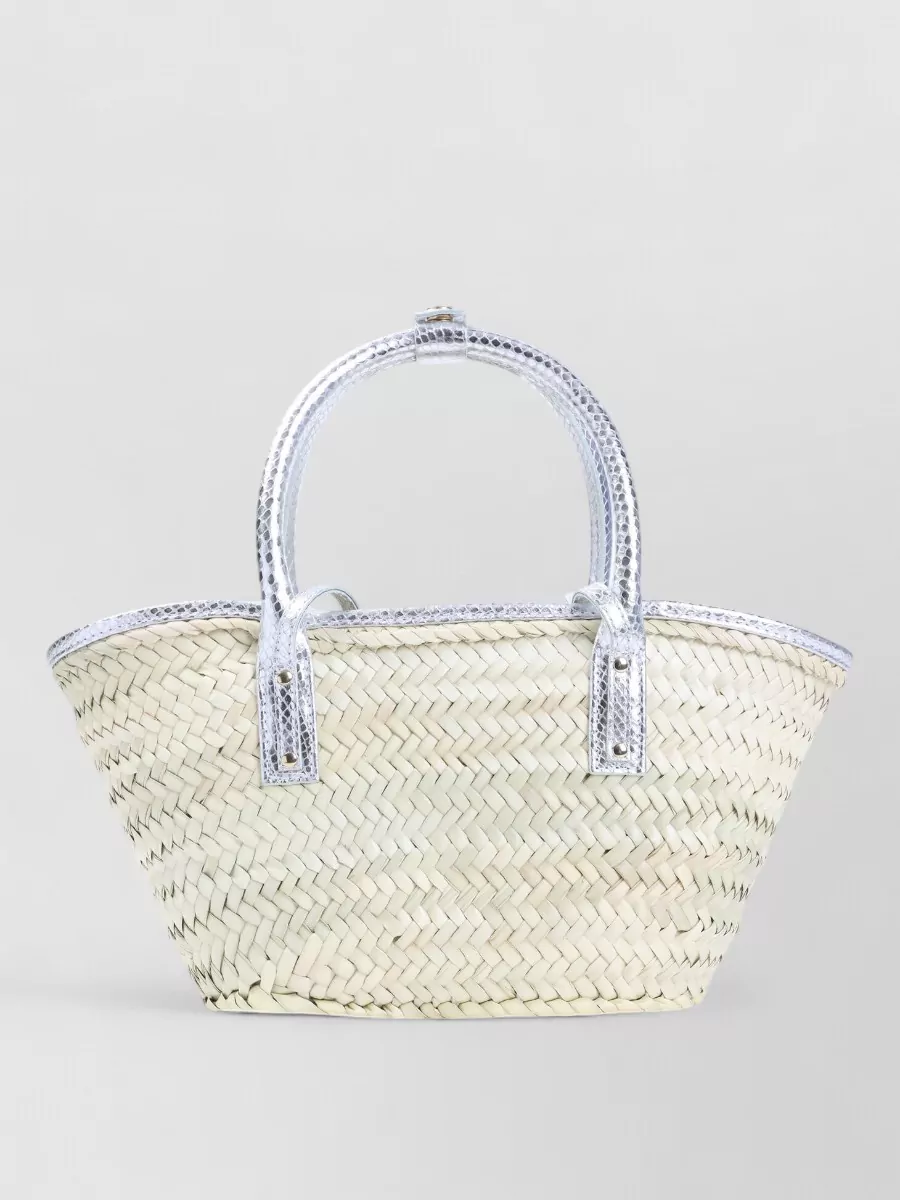 Jacquemus Mini Woven Beach Bag