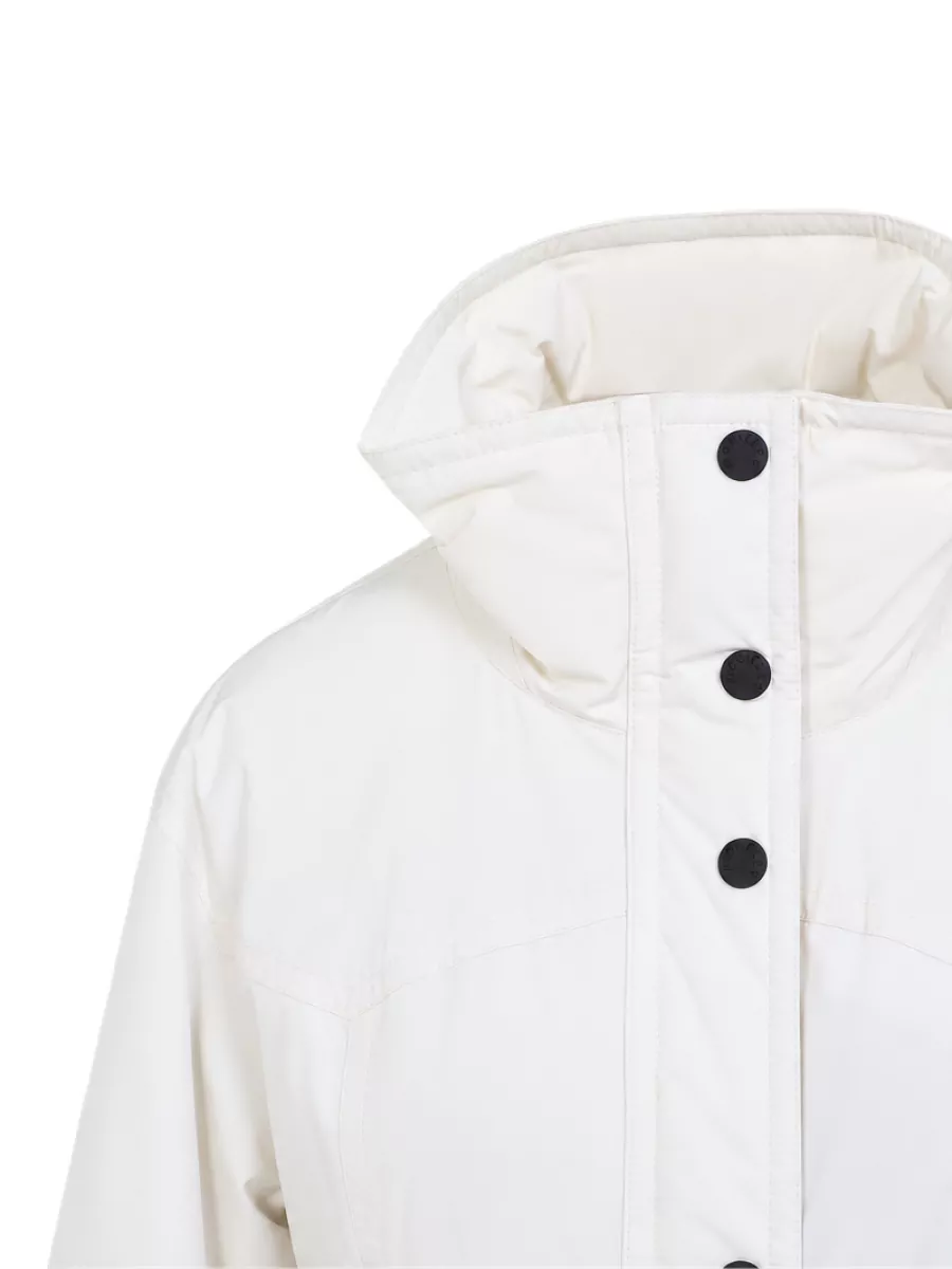 Moncler Grenoble Down belted hooded fitted jacket