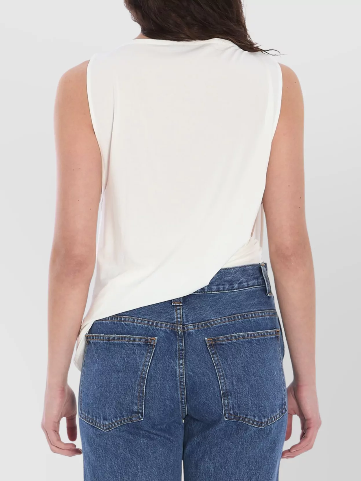 Jacquemus Draped Square Neckline Top