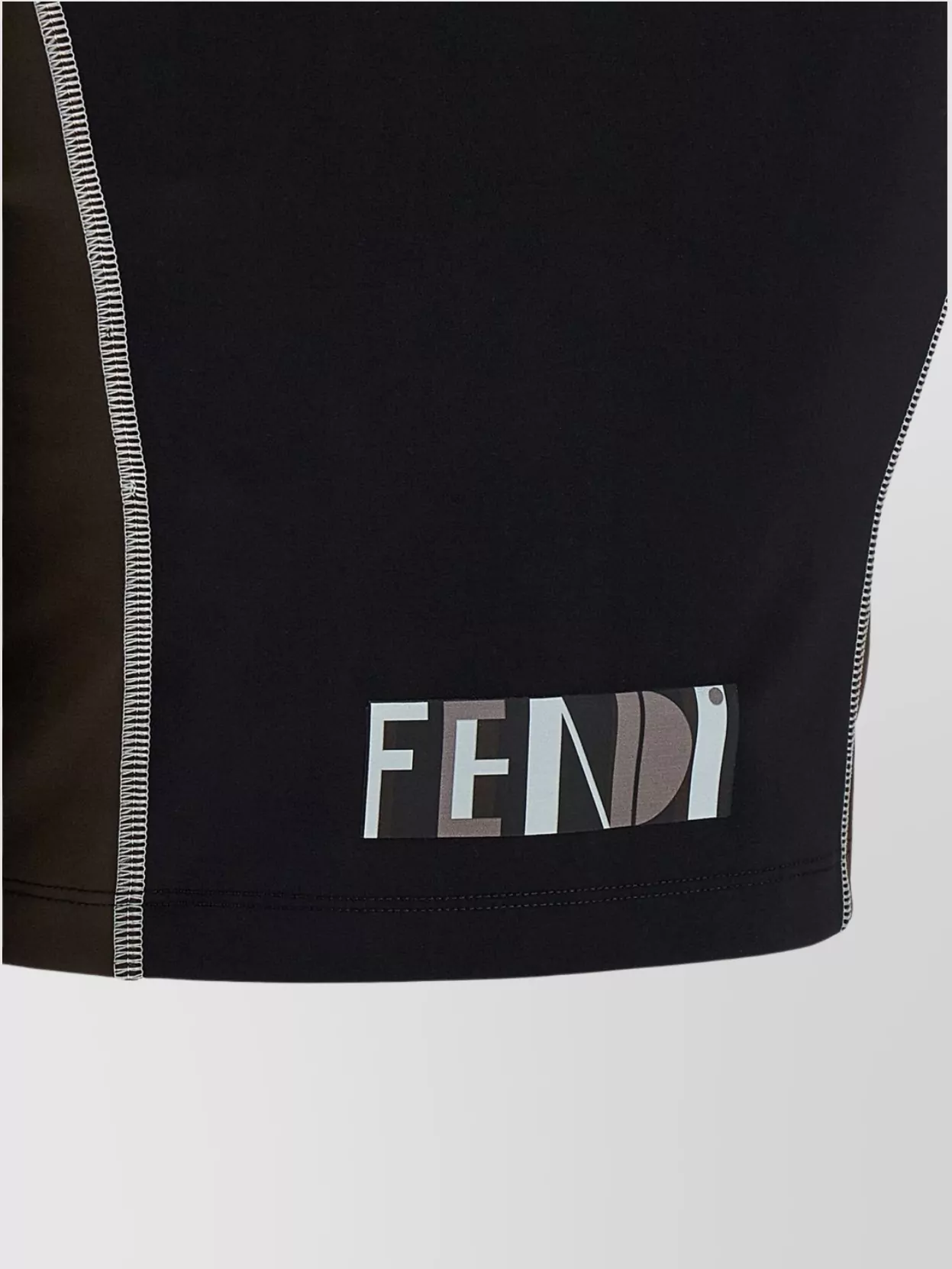 Fendi Long Sleeve Top High Collar