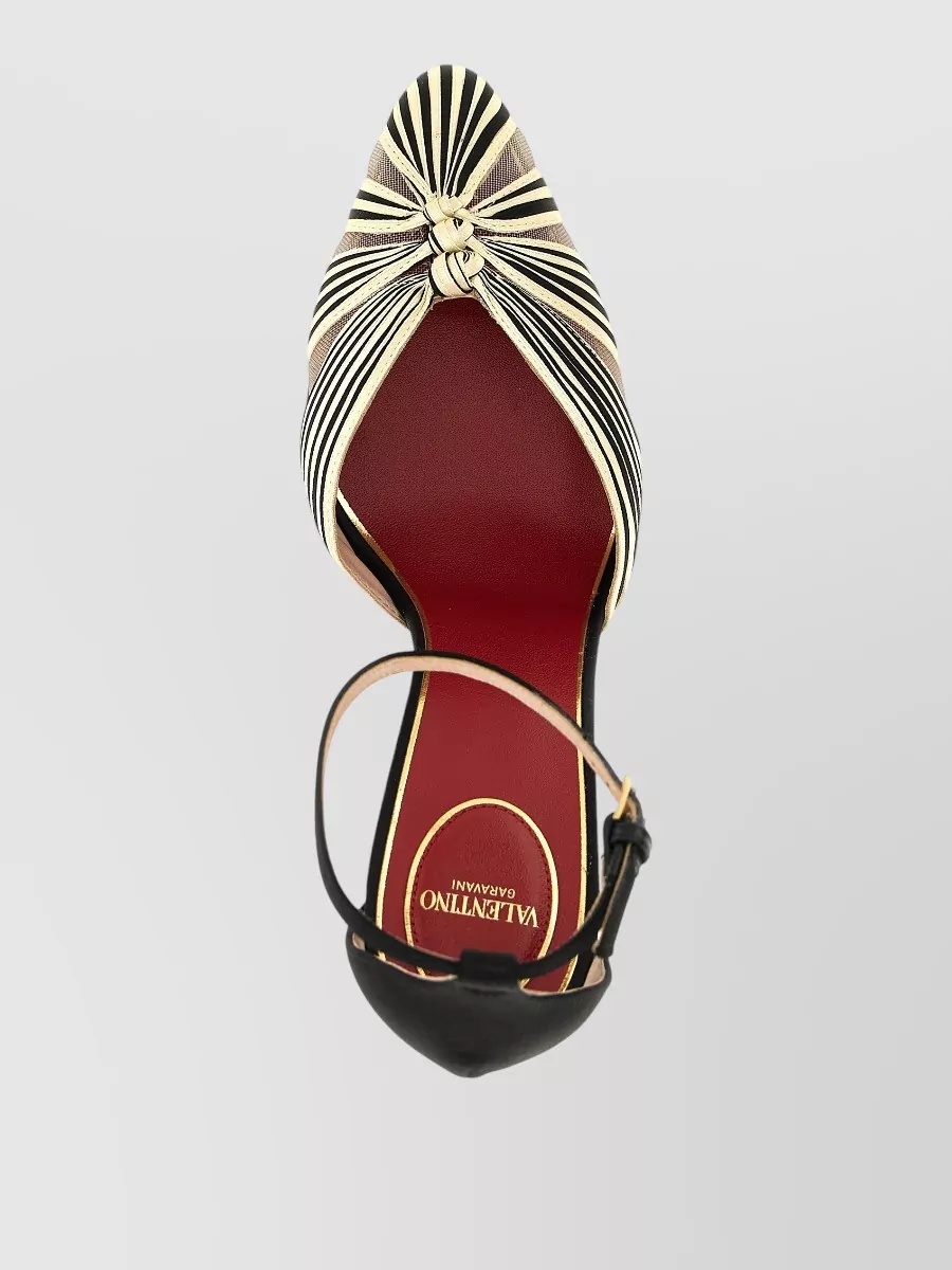 Valentino Garavani Silk Blend Ankle-Strap Pumps