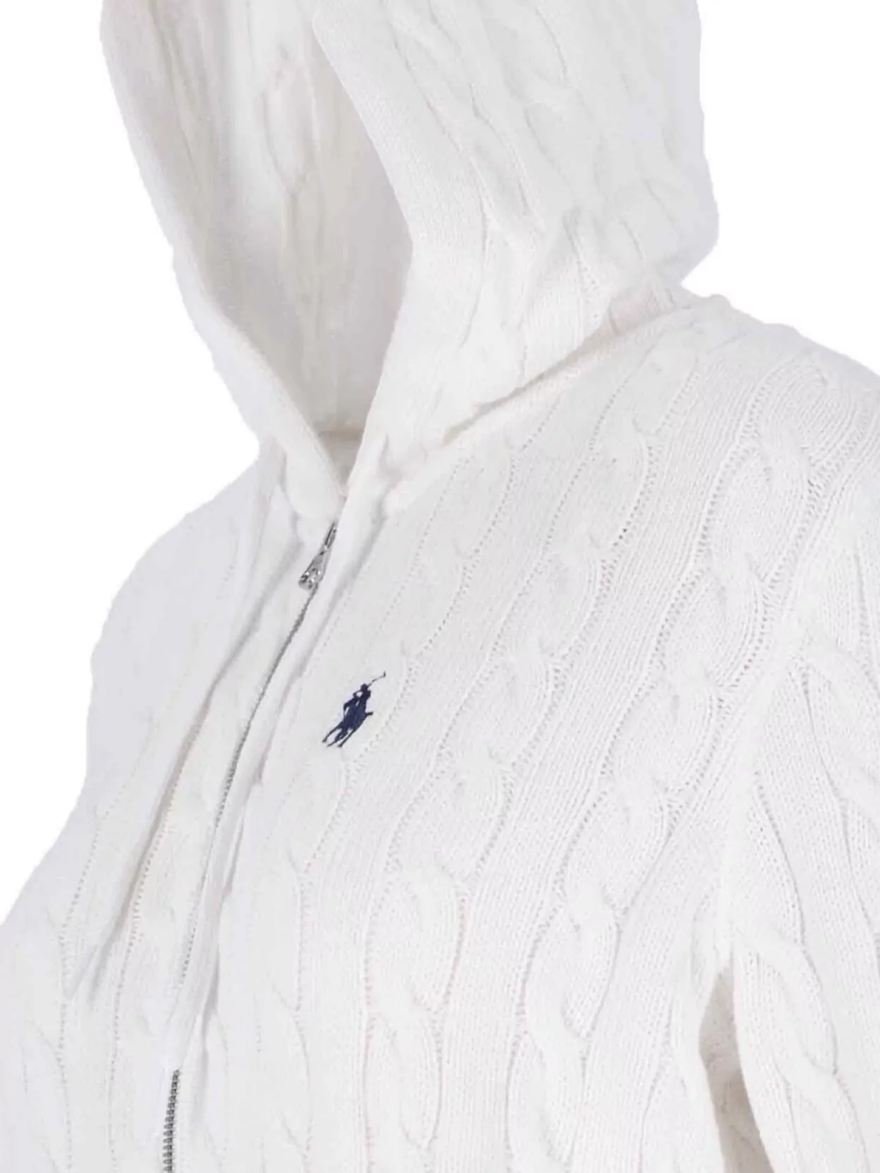 Polo Ralph Lauren Cable Knit Hooded Sweatshirt
