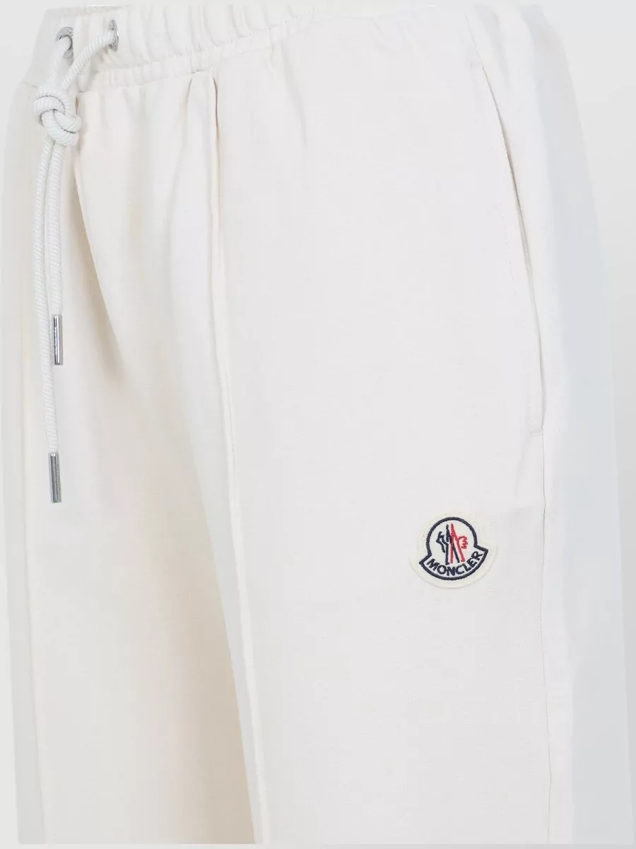 Moncler Straight Leg Sweat Trousers Side Pockets