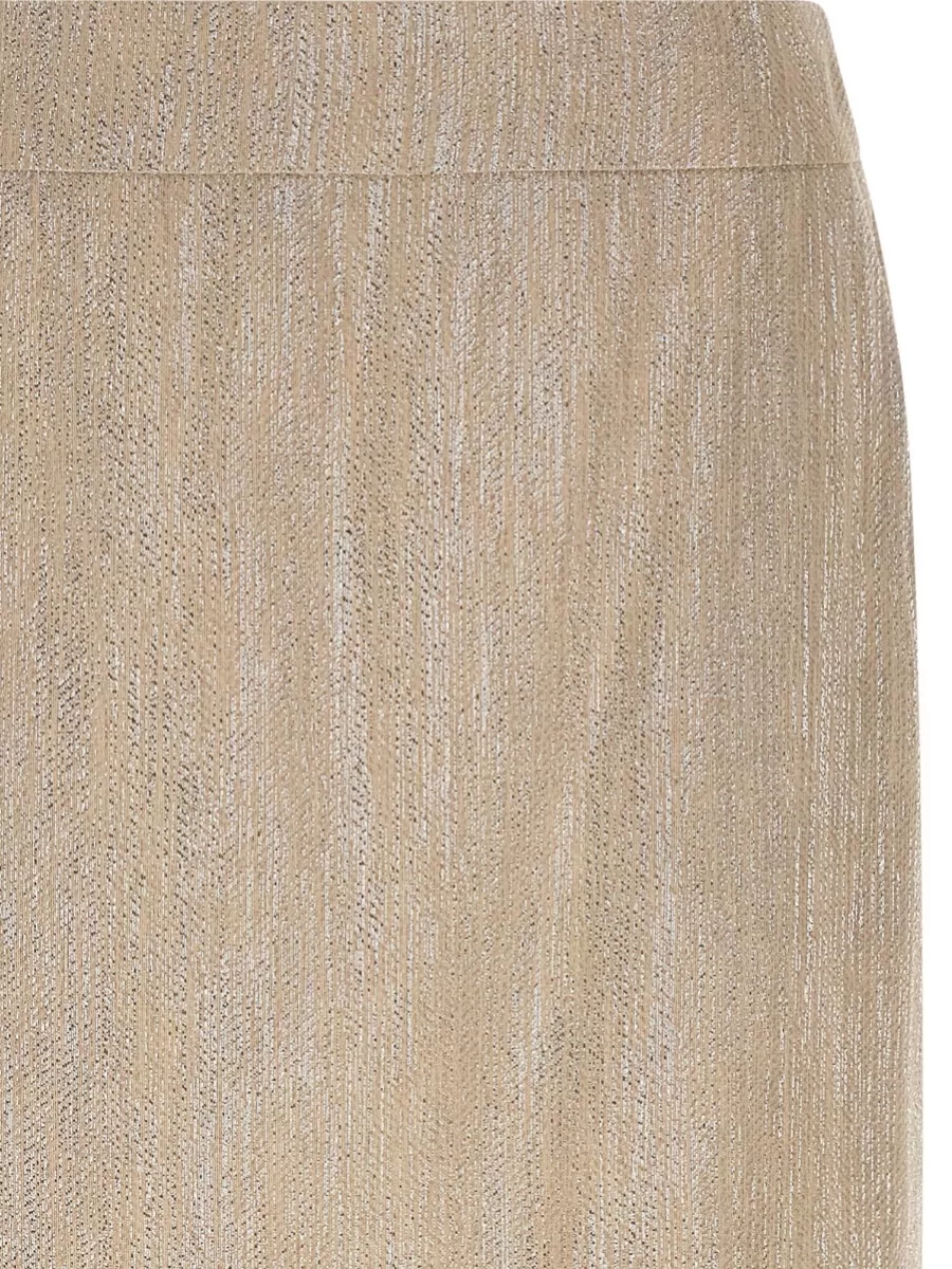 Peserico Lame Midi Pencil Skirt