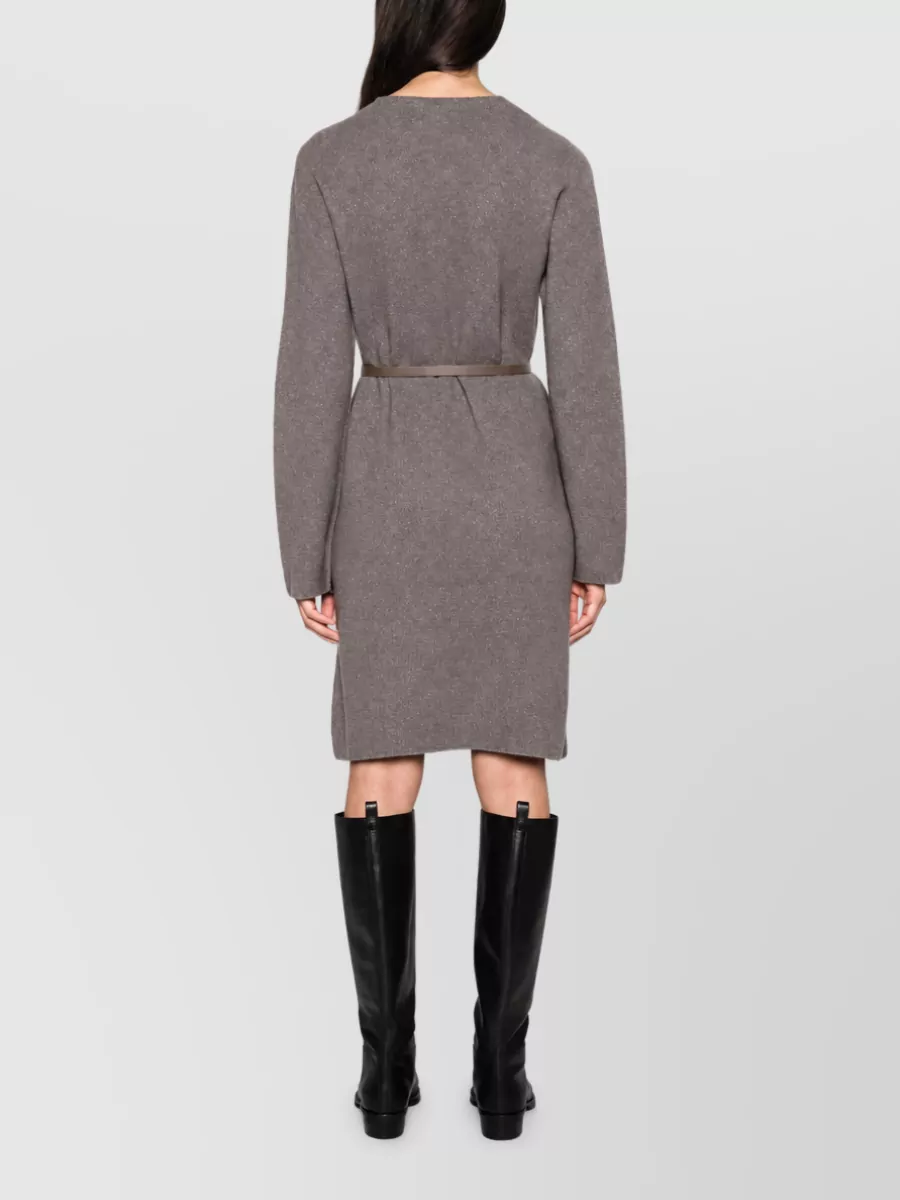 Fabiana Filippi Wool Blend Midi Dress