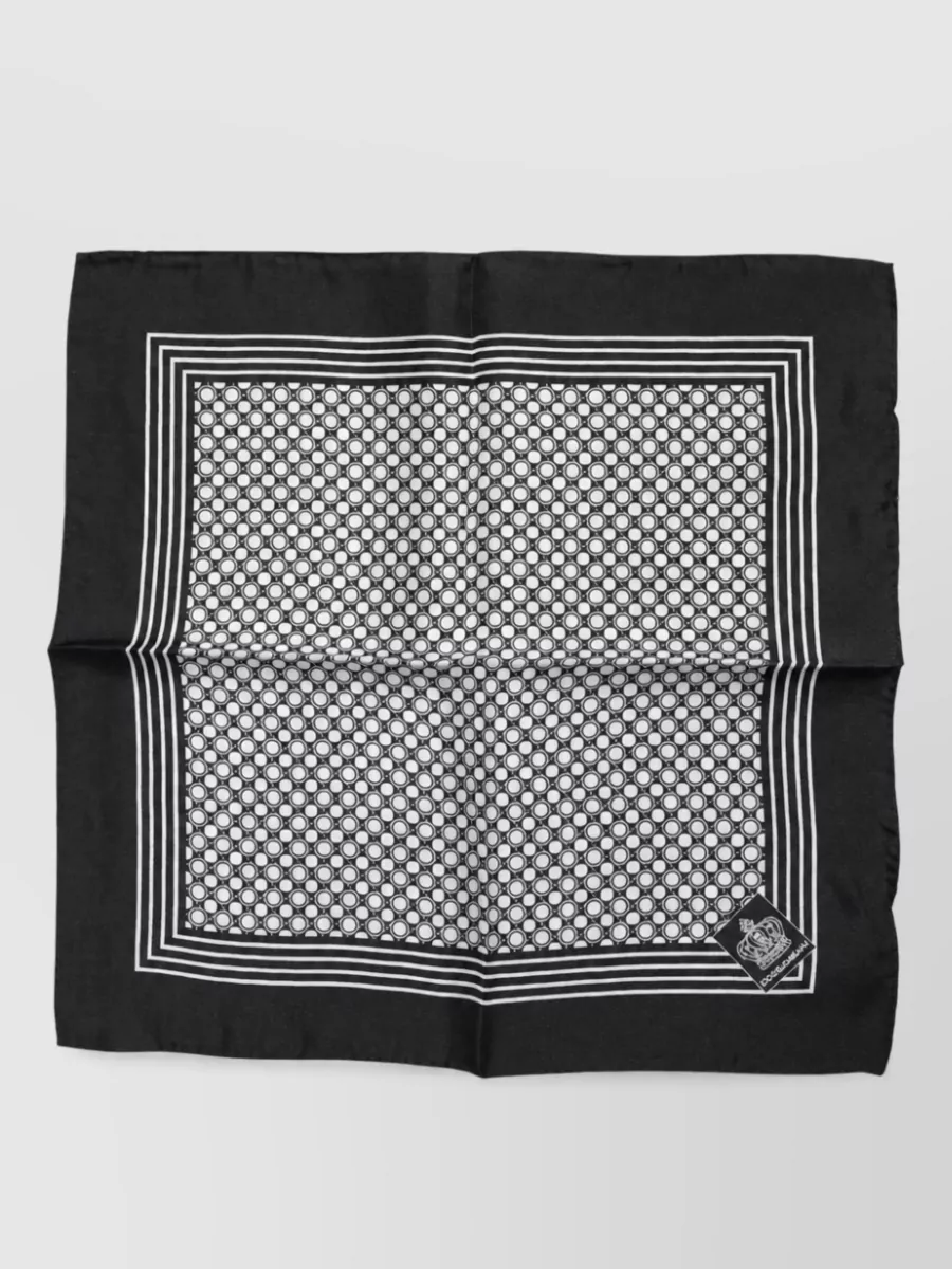Dolce&Gabbana silk patterned square scarf