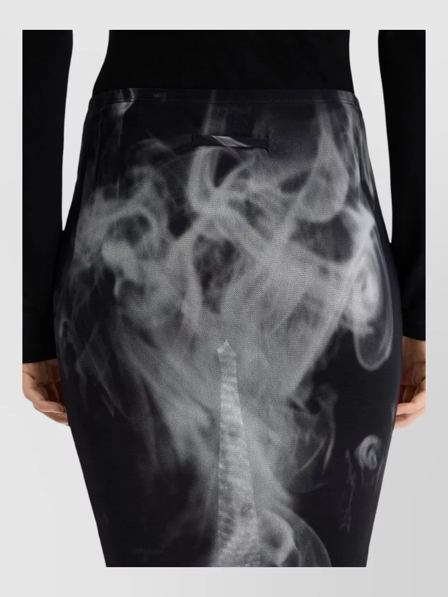 Jean Paul Gaultier Midi Fitted Skirt