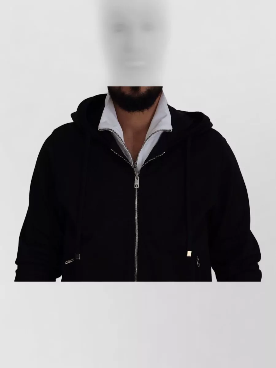 Dolce&Gabbana Polyester Hooded Zip-Up Jacket