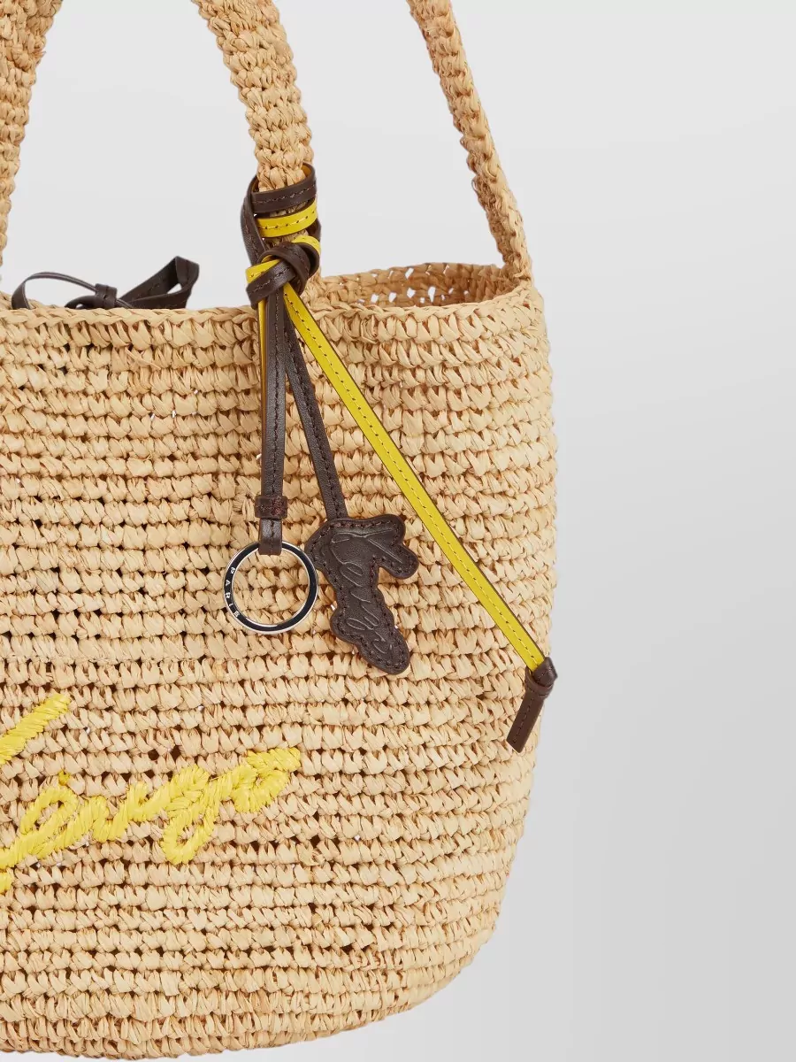 Kenzo Small Raffia Beach Bag