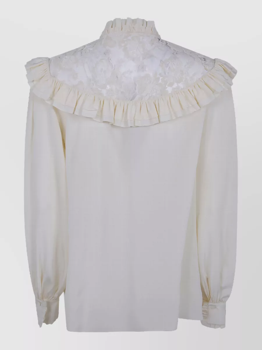 Chloé Silk Long-Sleeve Shirt
