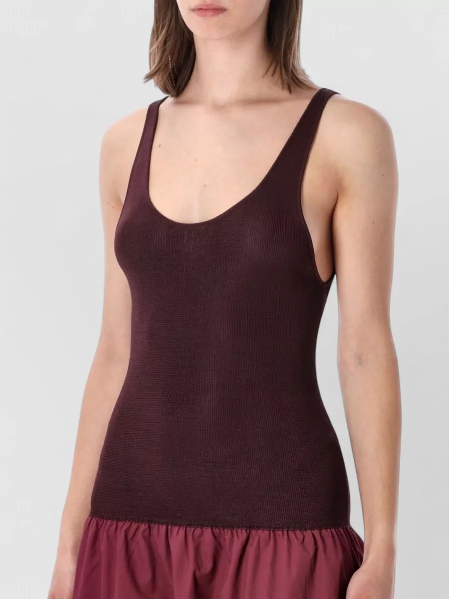 The Frankie Shop Viscose Slim-Fit Sleeveless Scoop-Neck Drop-Waist Maxi Dress