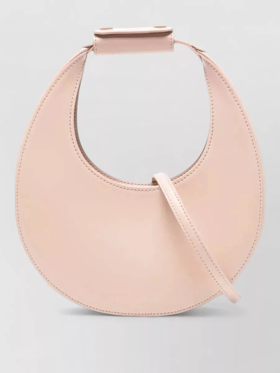 Staud Mini Moon Leather Shoulder Bag
