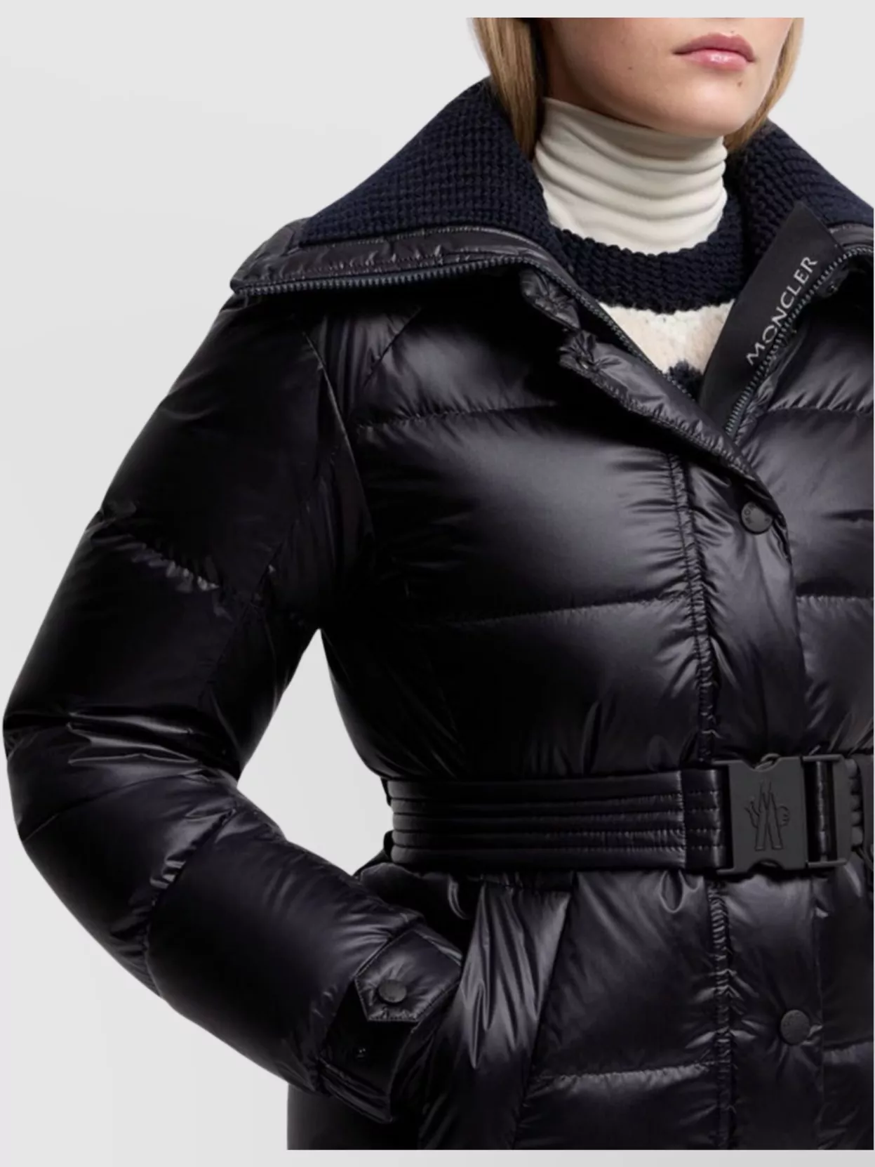 Moncler Ski Jacket Featuring Adjustable Elements
