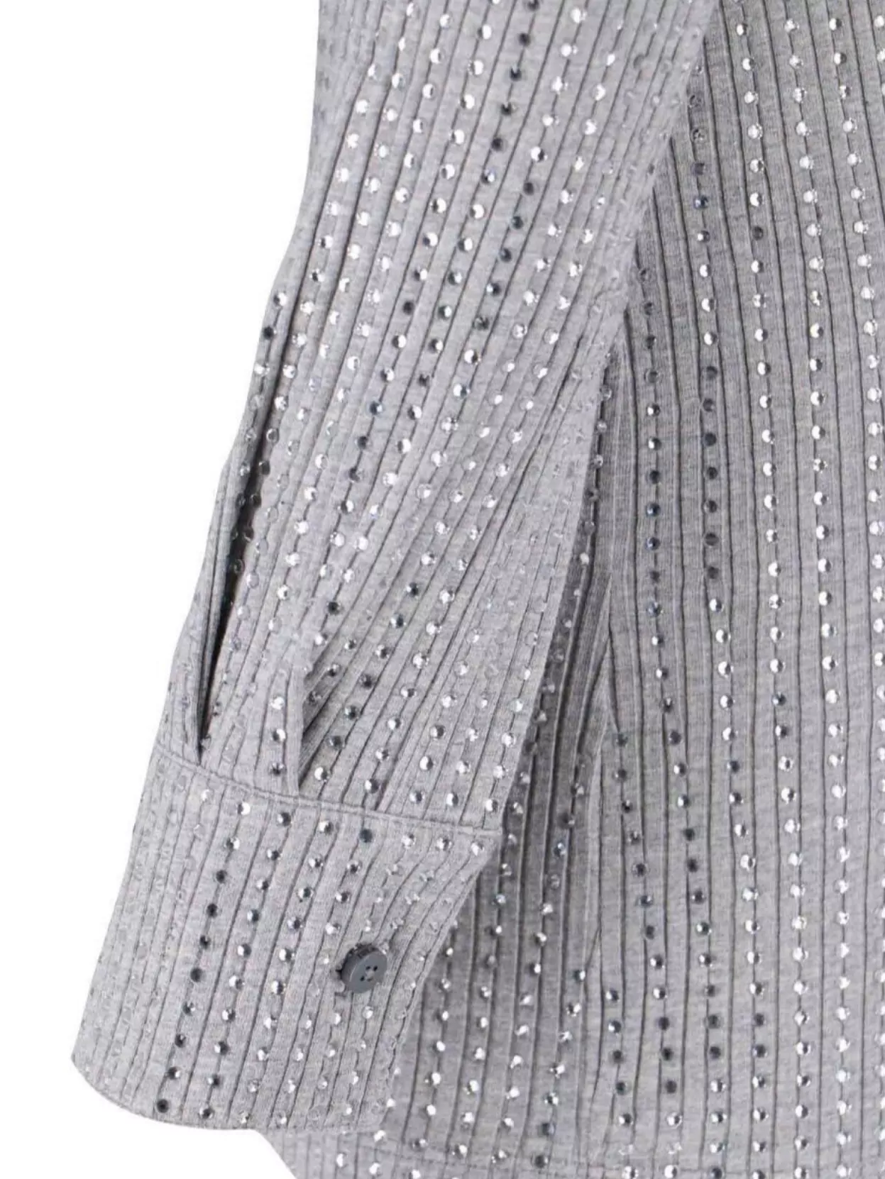 The Attico Embellished Knee Length Dress Keyhole Front