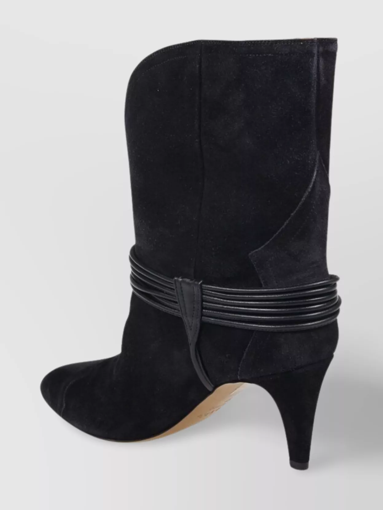 Isabel Marant Gz Strap Mid-Calf Suede Boots