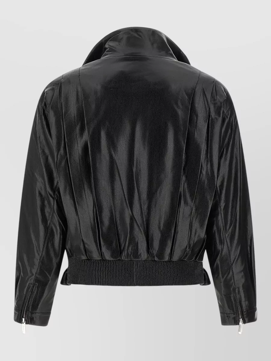 Self-Portrait Leather Biker Jacket
