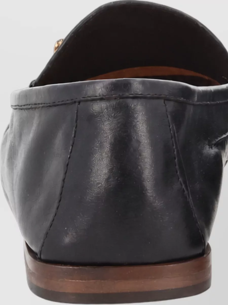 Versace Leather Loafers