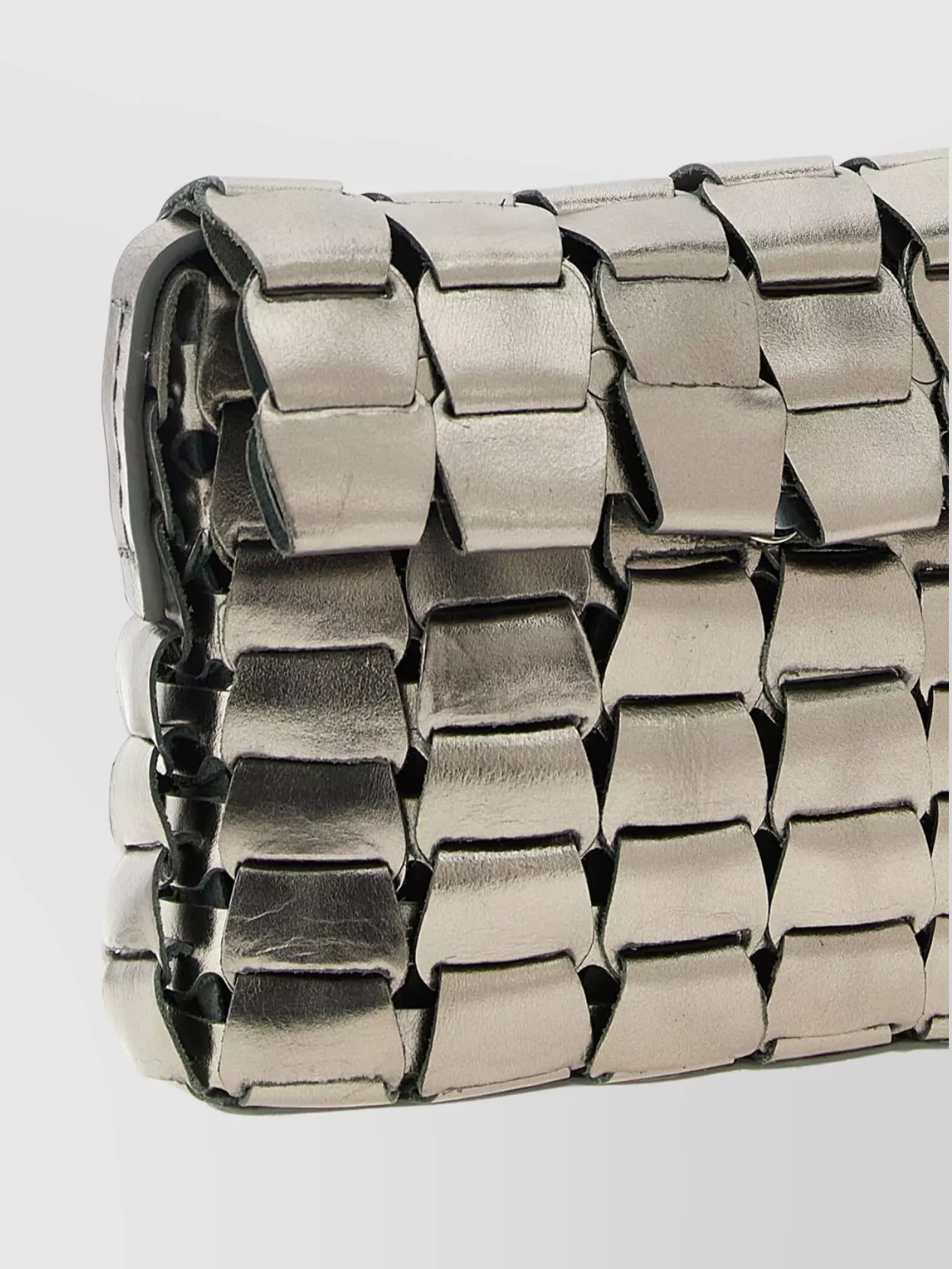 Dragon Diffusion Interwoven Metallic Link Crossbody Bag