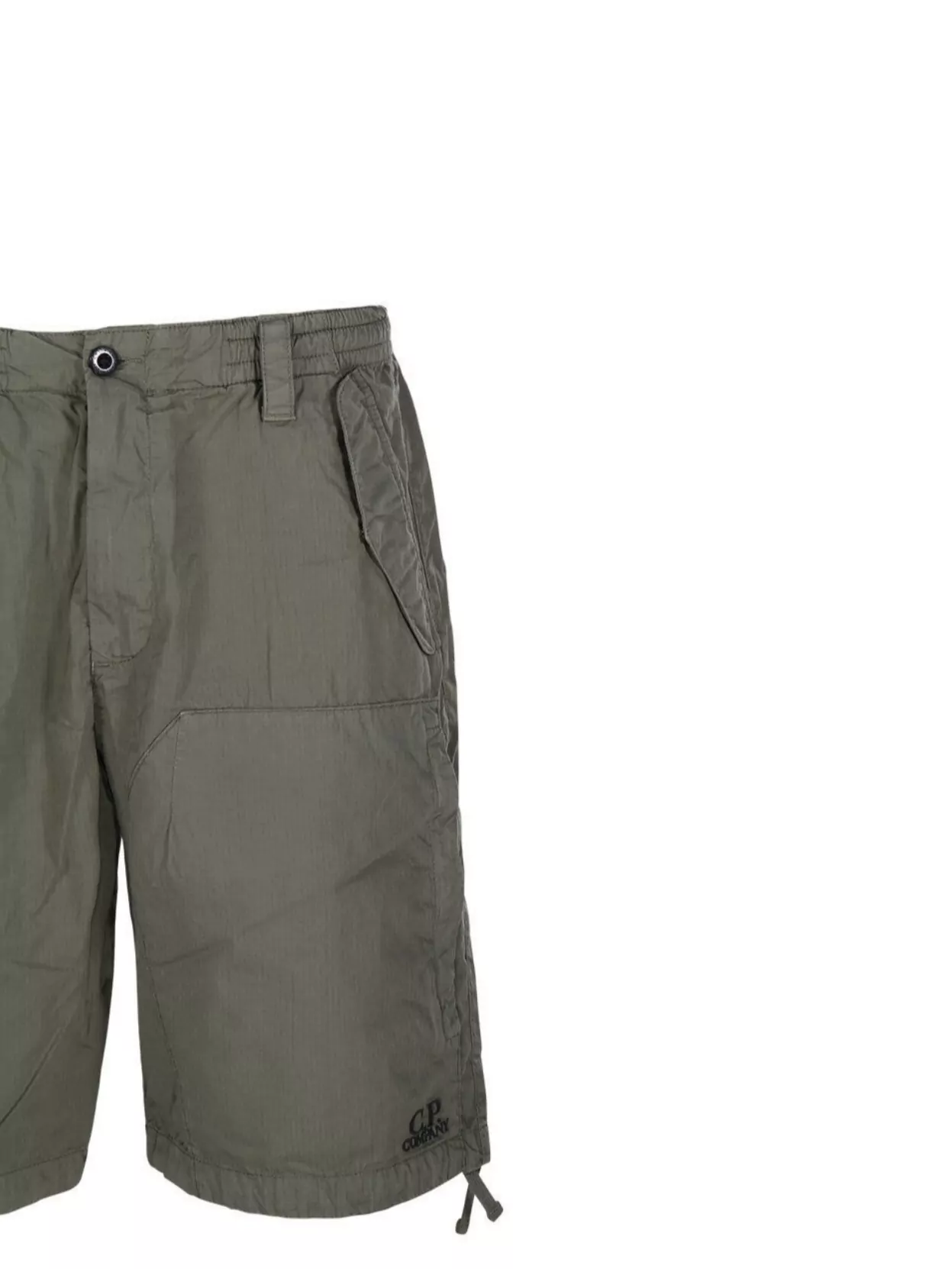 C.p. Company Drawstring Waist Shorts Pockets