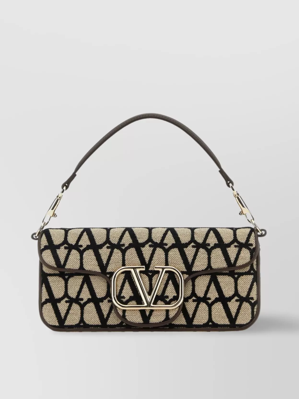 Shop Valentino Rectangular Iconographe Locò Bag In Black