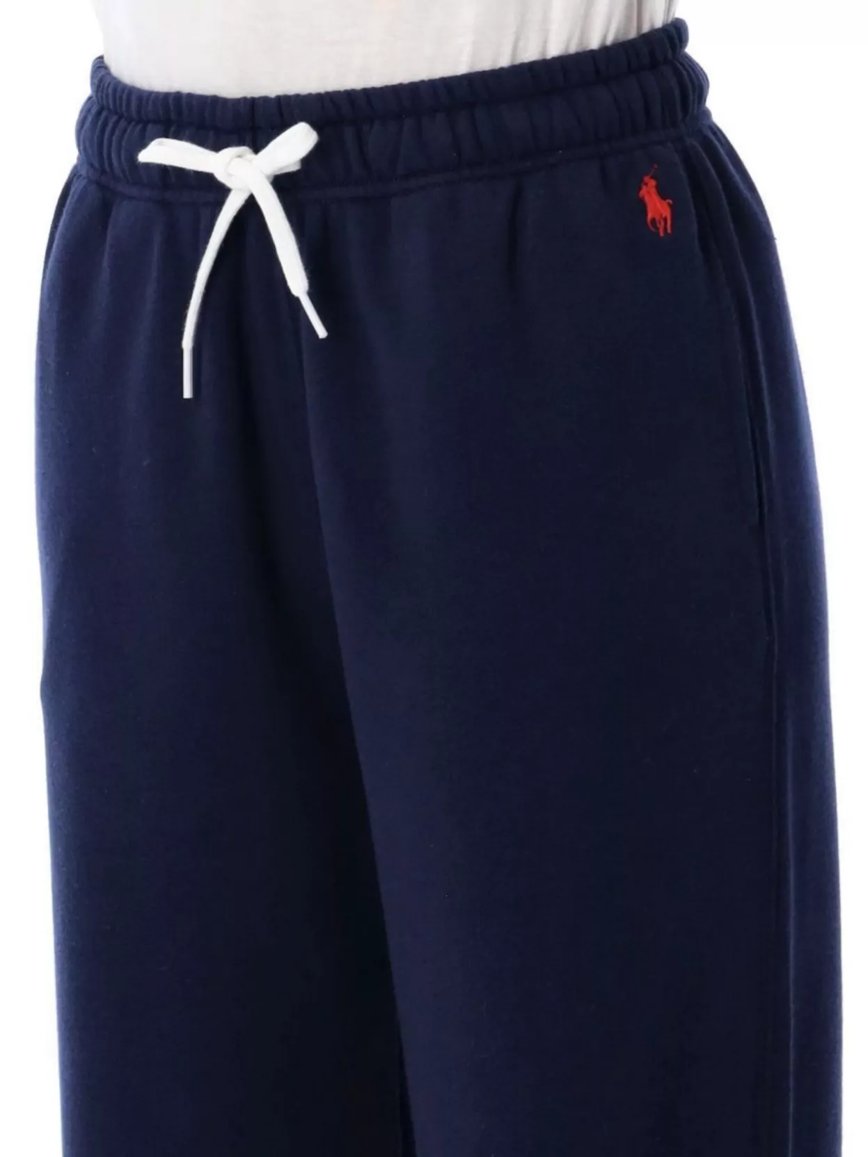 Polo Ralph Lauren Pantalone Jogging In Misto Cotone Blu Navy Donna