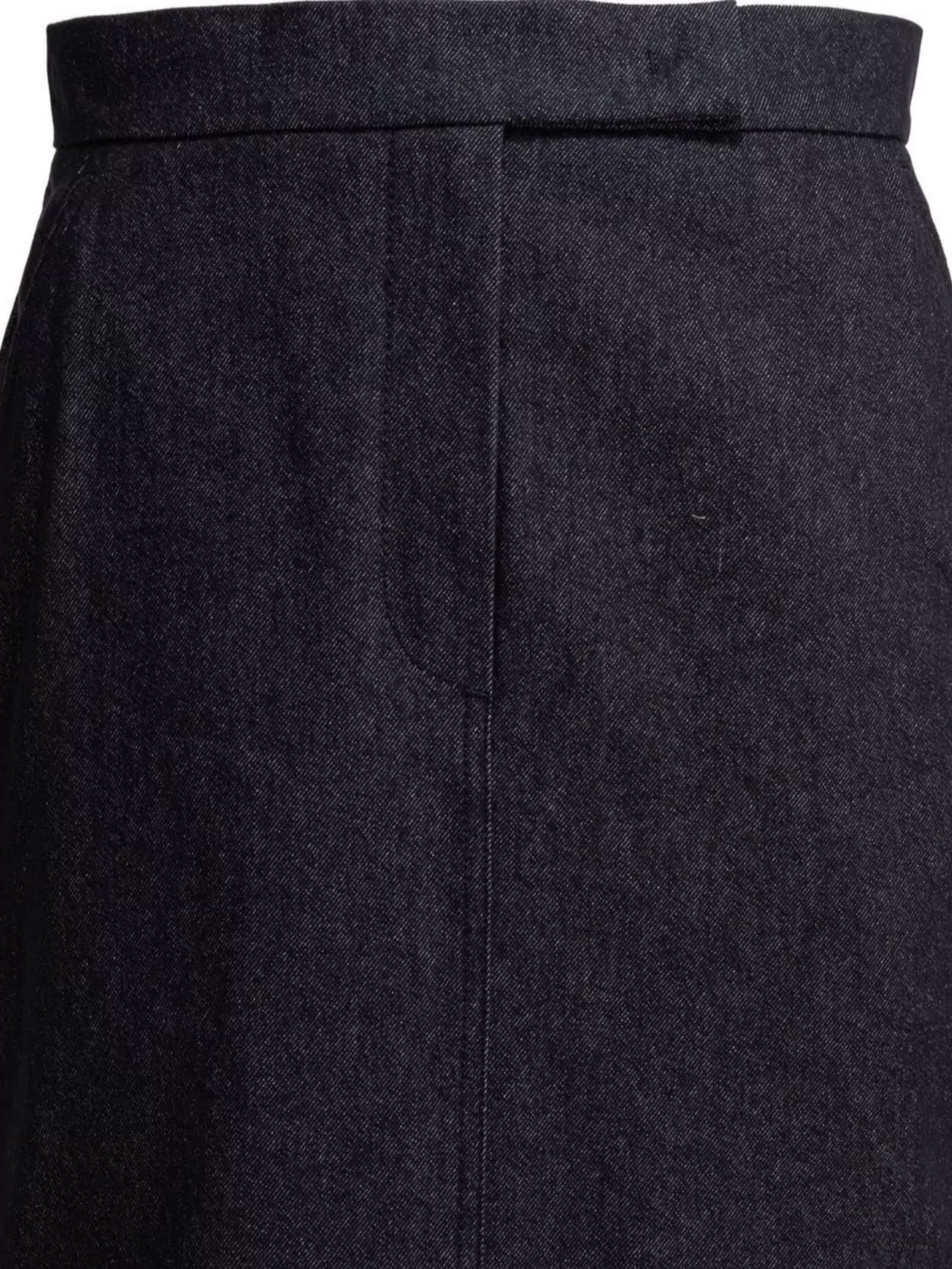MAX MARA SLIT BACK HIGH-WAISTED SKIRT WITH SIDE SEAM