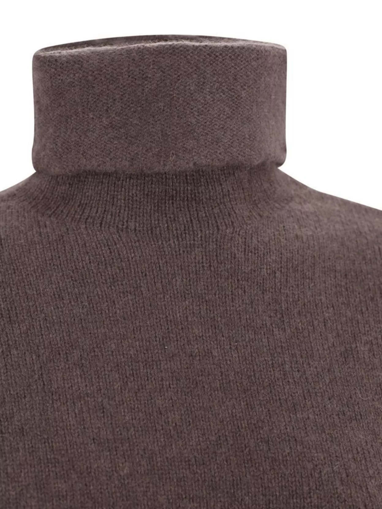 Kujten Soft High Neck Ribbed Sweater