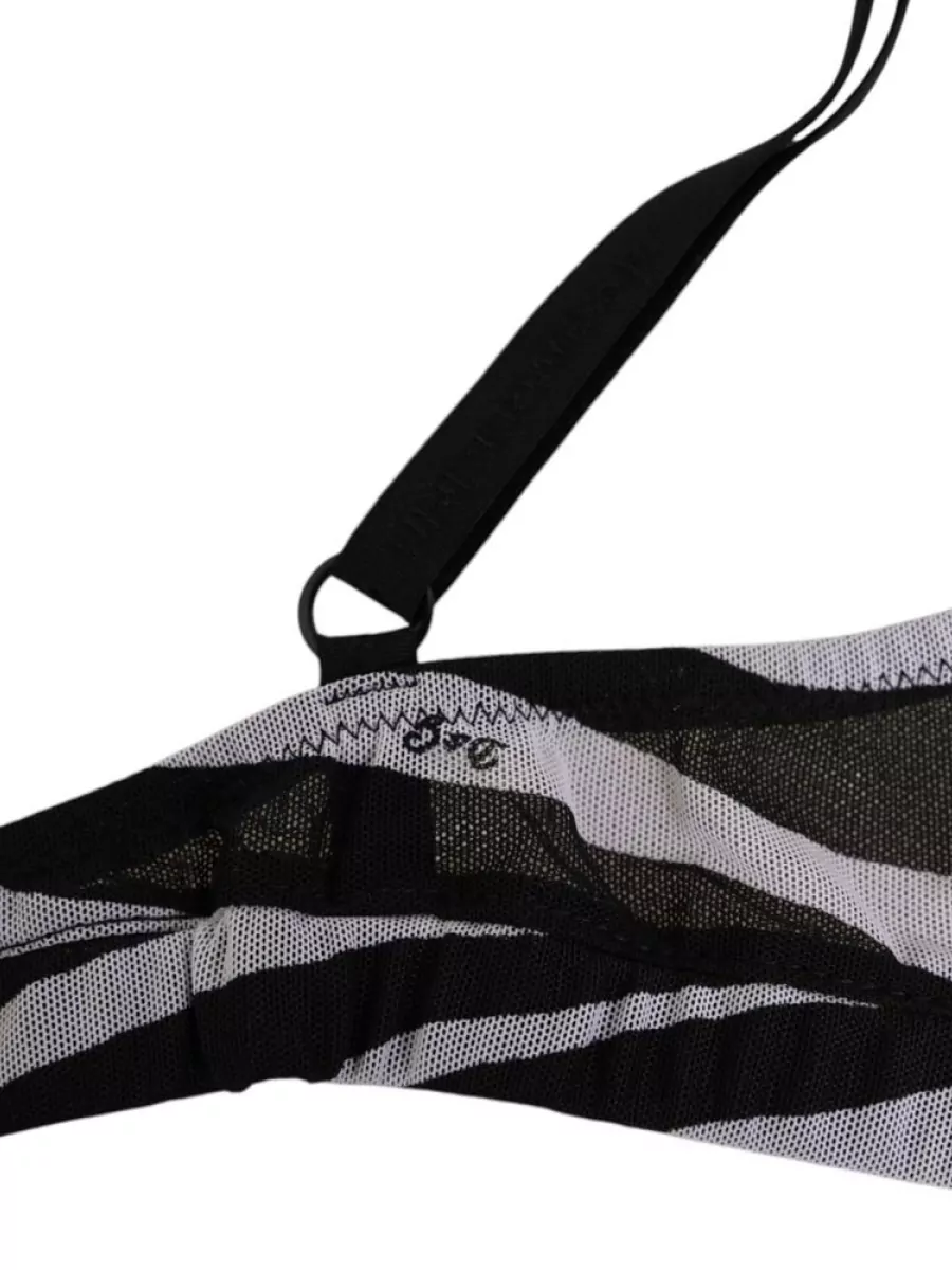Dolce&Gabbana Silk Zebra Print Bralette