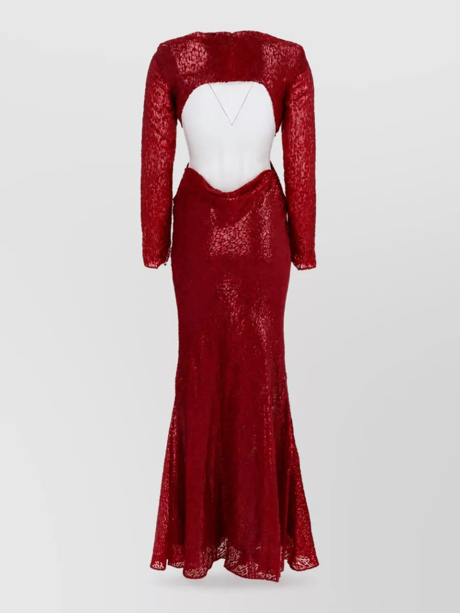 Self-Portrait Silk Gown