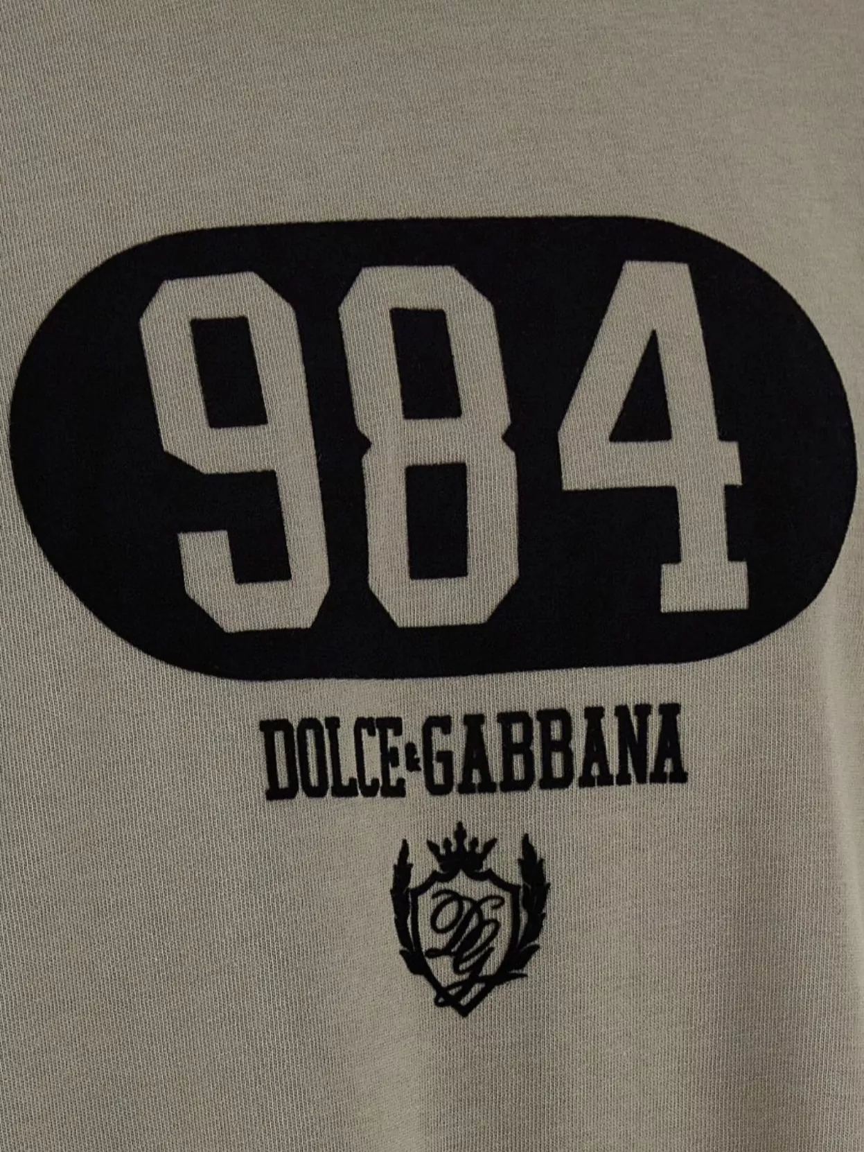 Dolce&Gabbana Graphic Crew Neck Short Sleeve T-Shirt