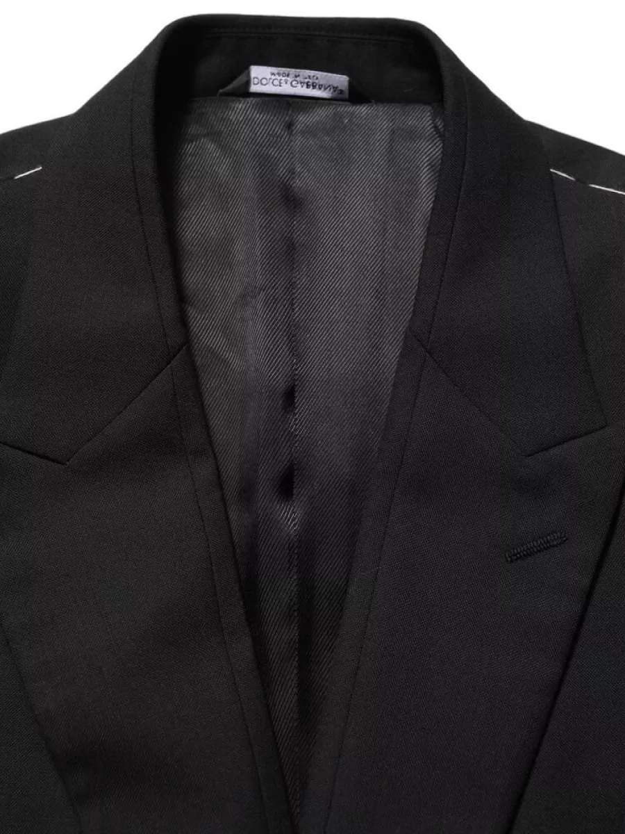 Dolce&Gabbana Virgin Wool Single-Breasted Blazer
