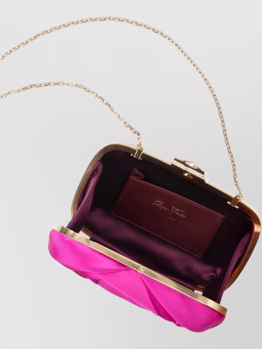 Roger Vivier Silk Clutch Bag