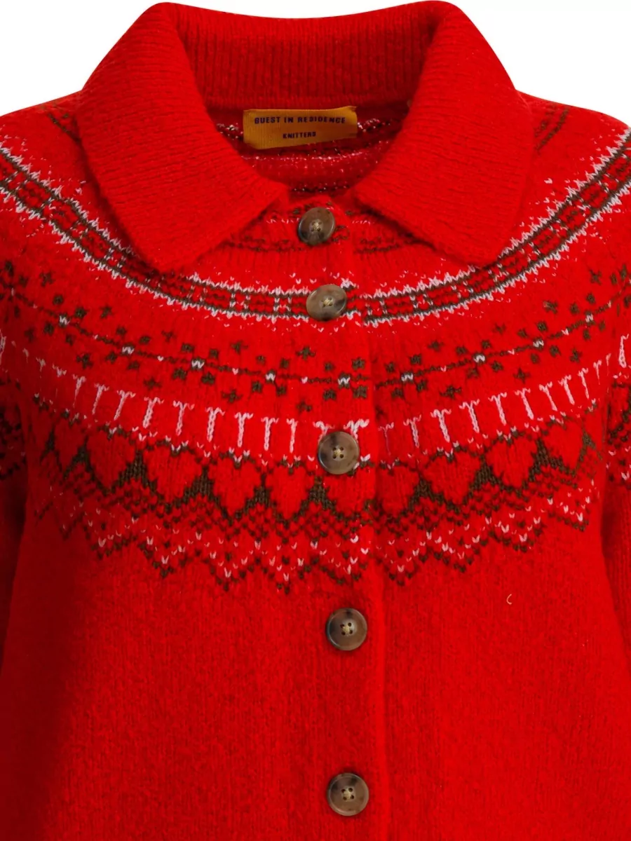 Guest In Residence Wool Cashmere Cardigan