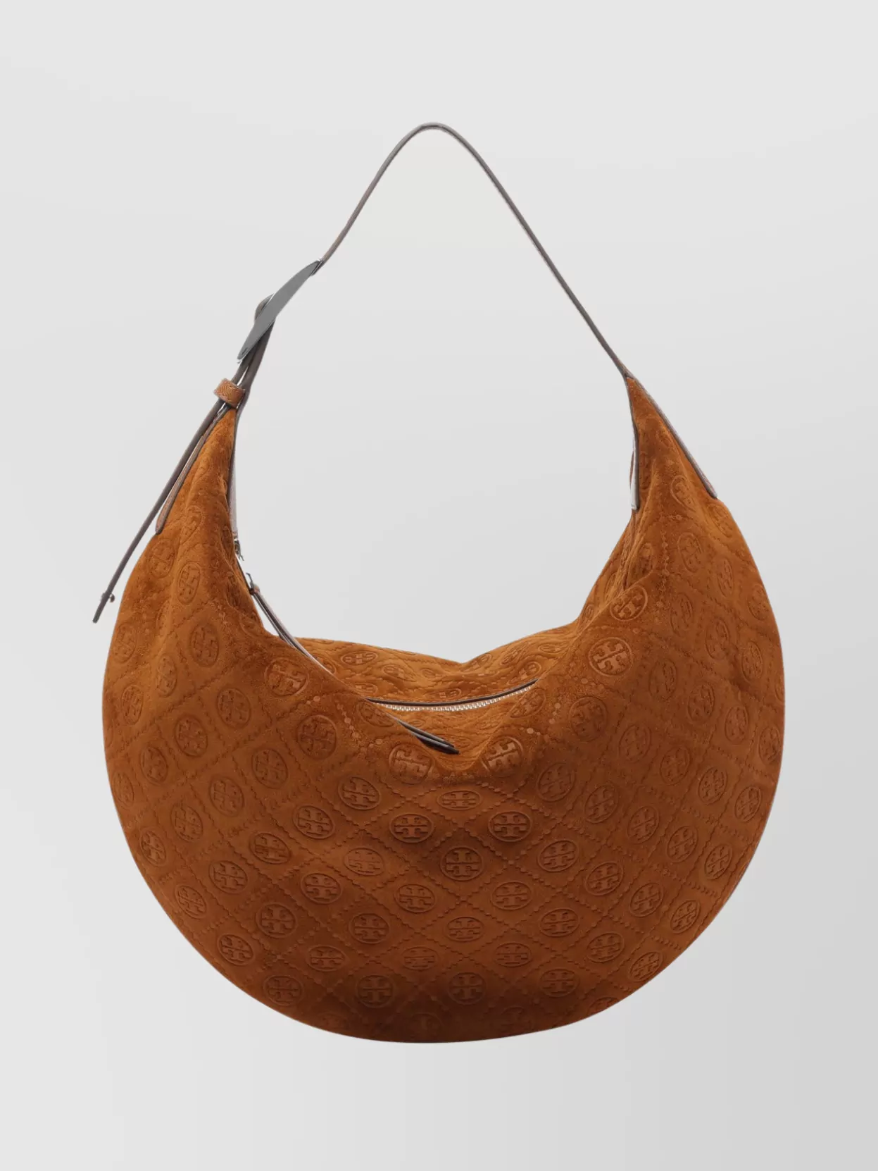 Tory Burch T Monogram Suede Shoulder Bag