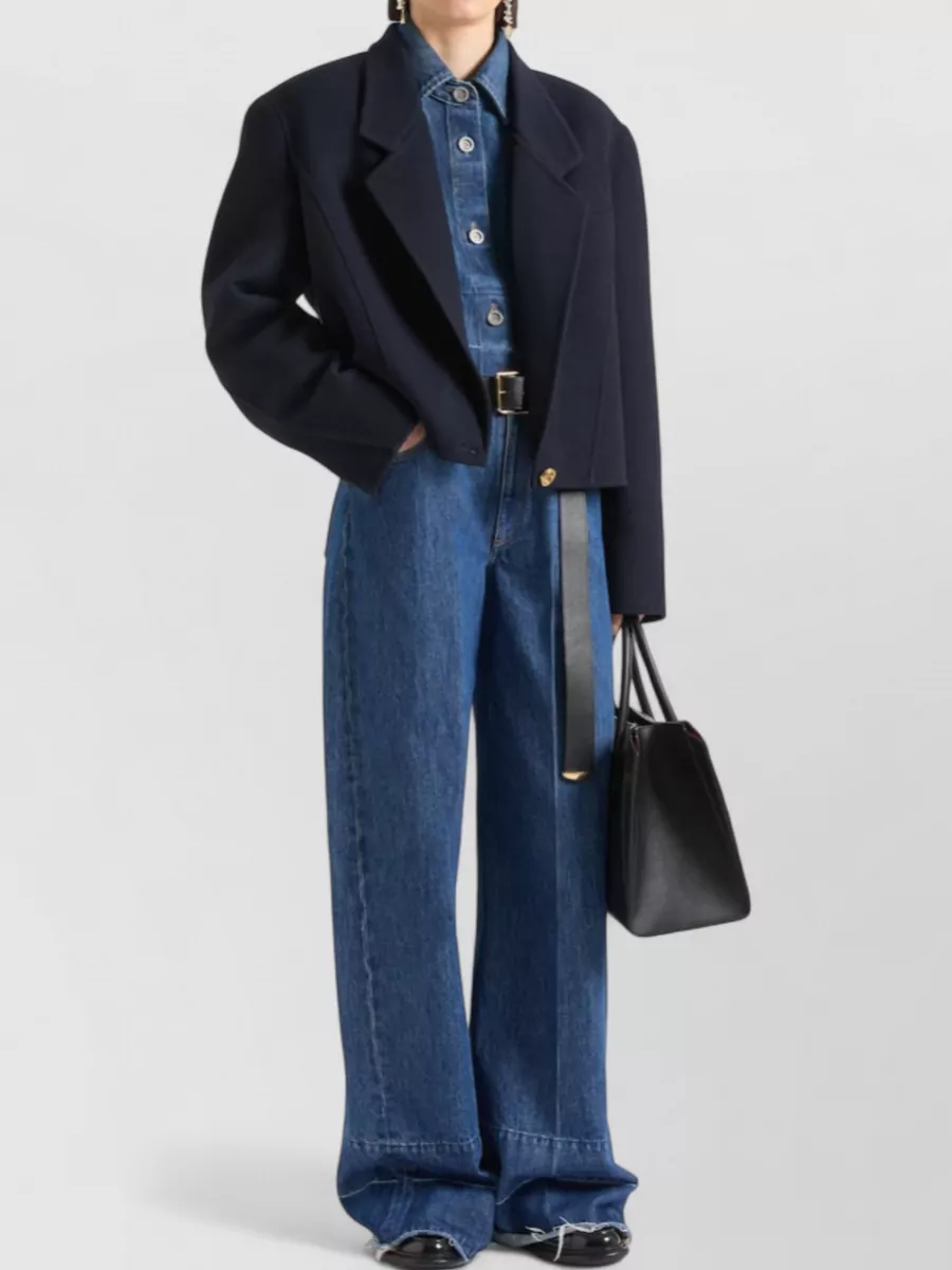 Givenchy Cropped Boxy Tailoring Blazer