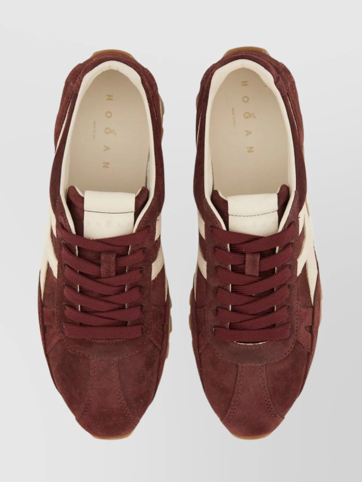 Hogan Sneakers With Stripe Detail And Suede Finish