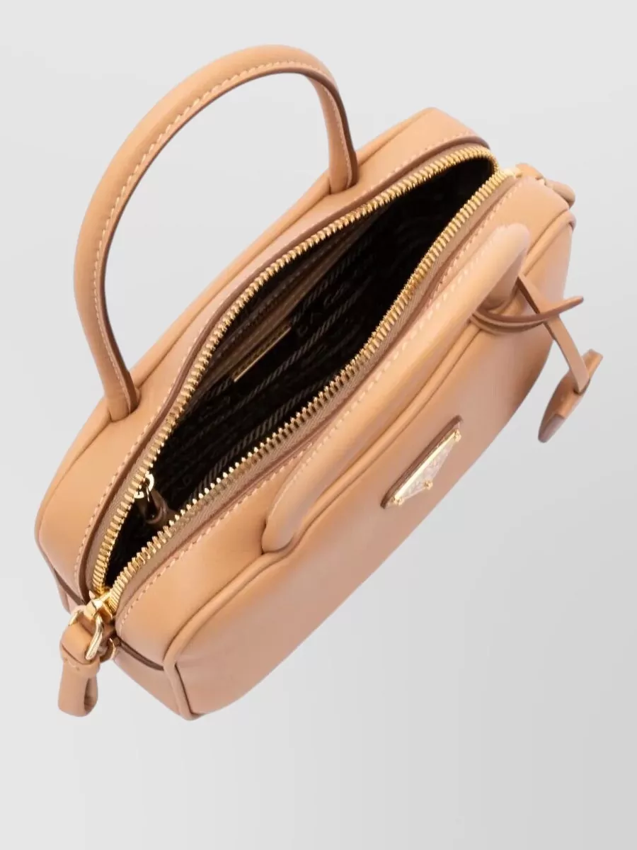 Prada Leather Top Handle Bag Shoulder Strap