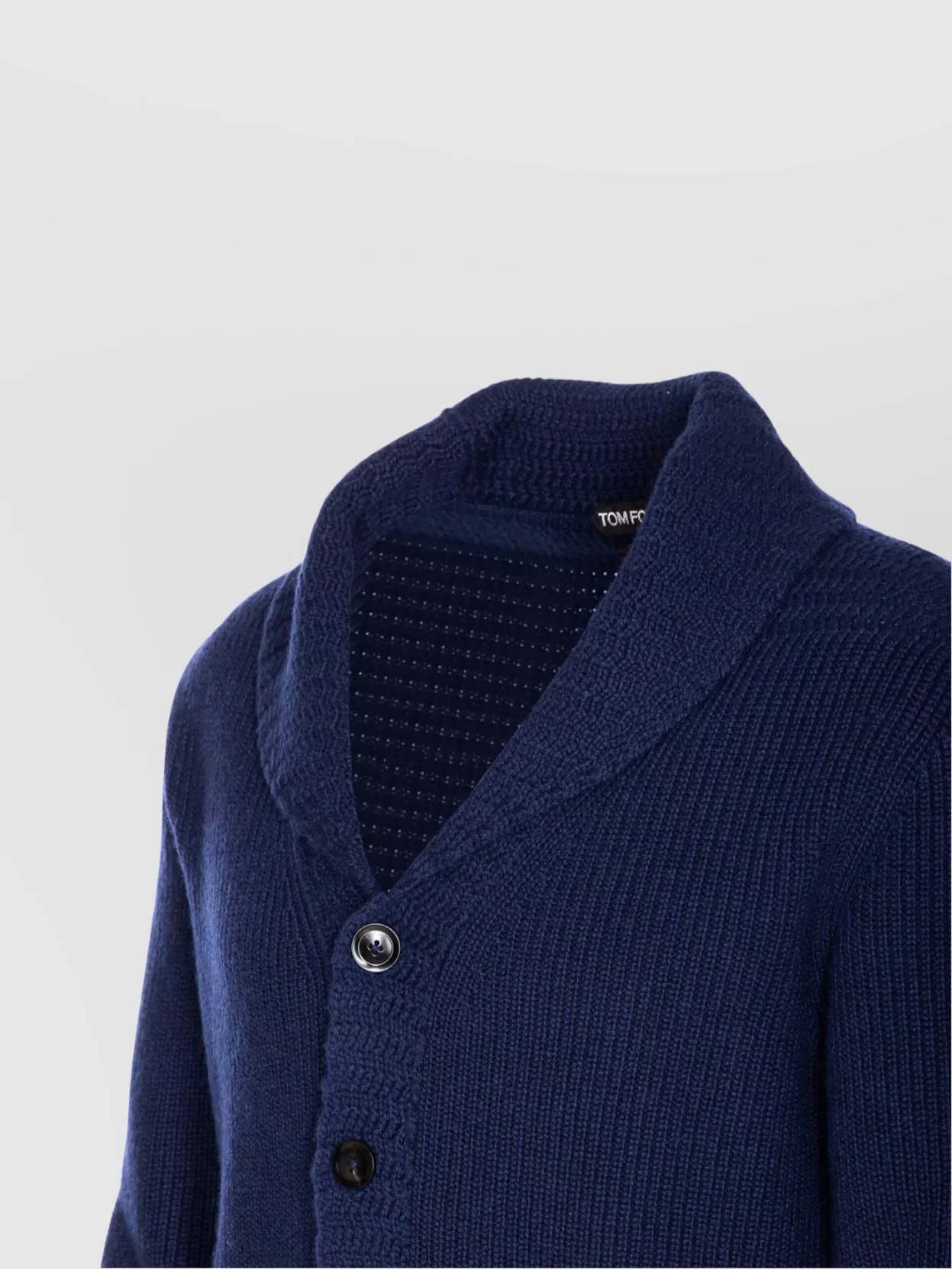 Tom Ford Knitted Cardigan With Shawl Collar And Pockets