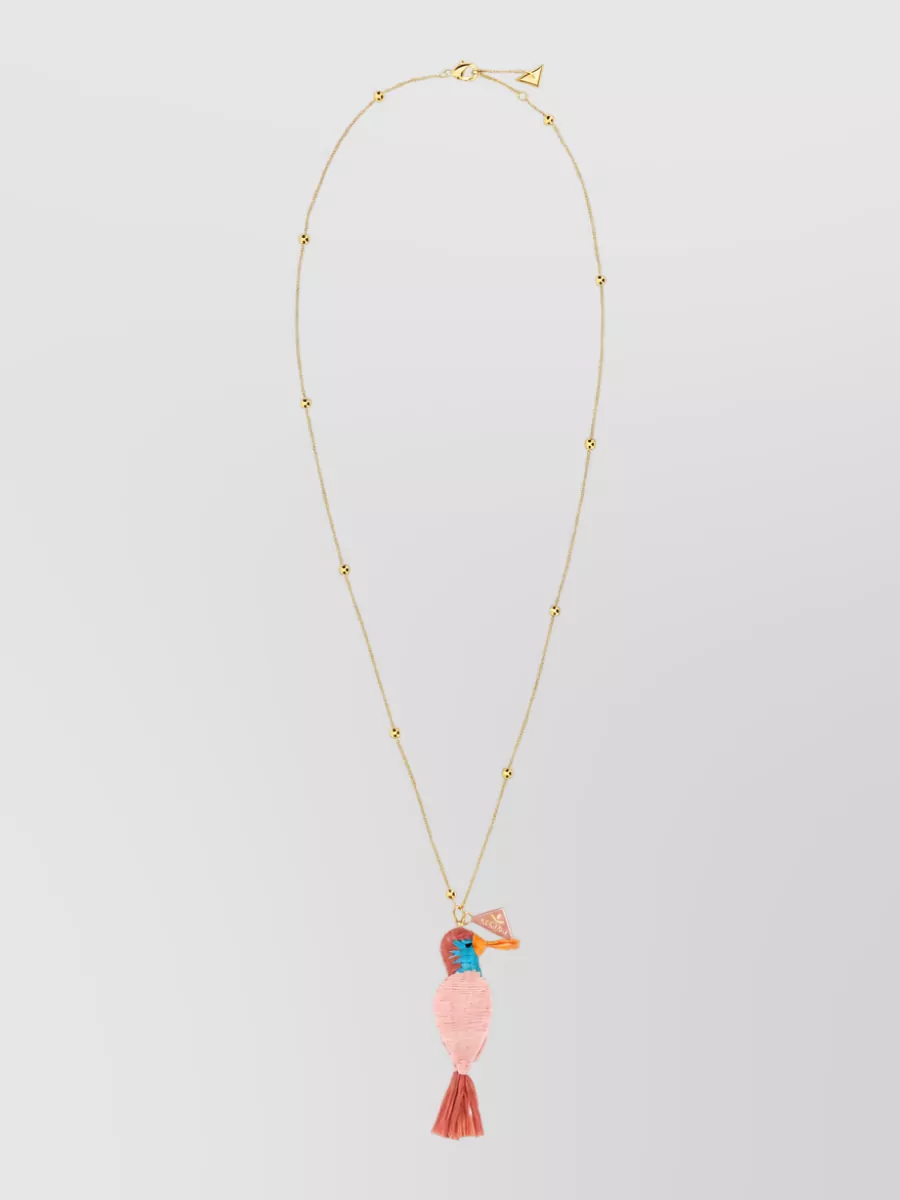 Prada metal necklace