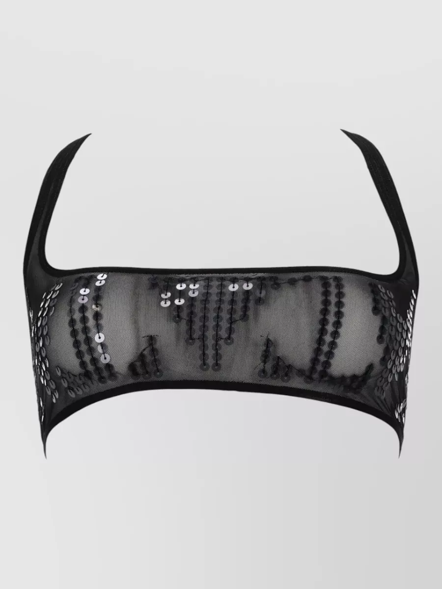 Rick Owens Lilies Stretch nylon bralette
