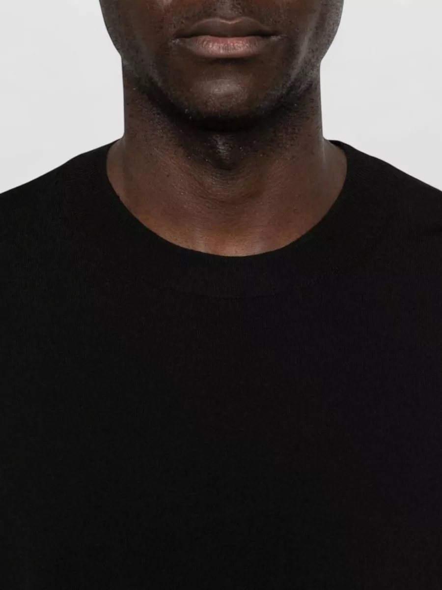 Ami Paris Short-Sleeve Crew-Neck Jumper