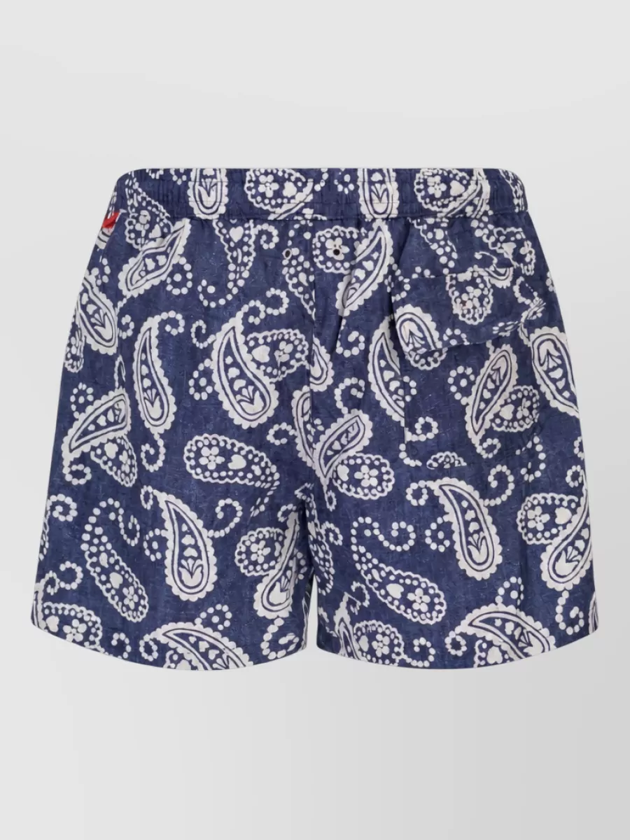 Kiton patterned swim boxers